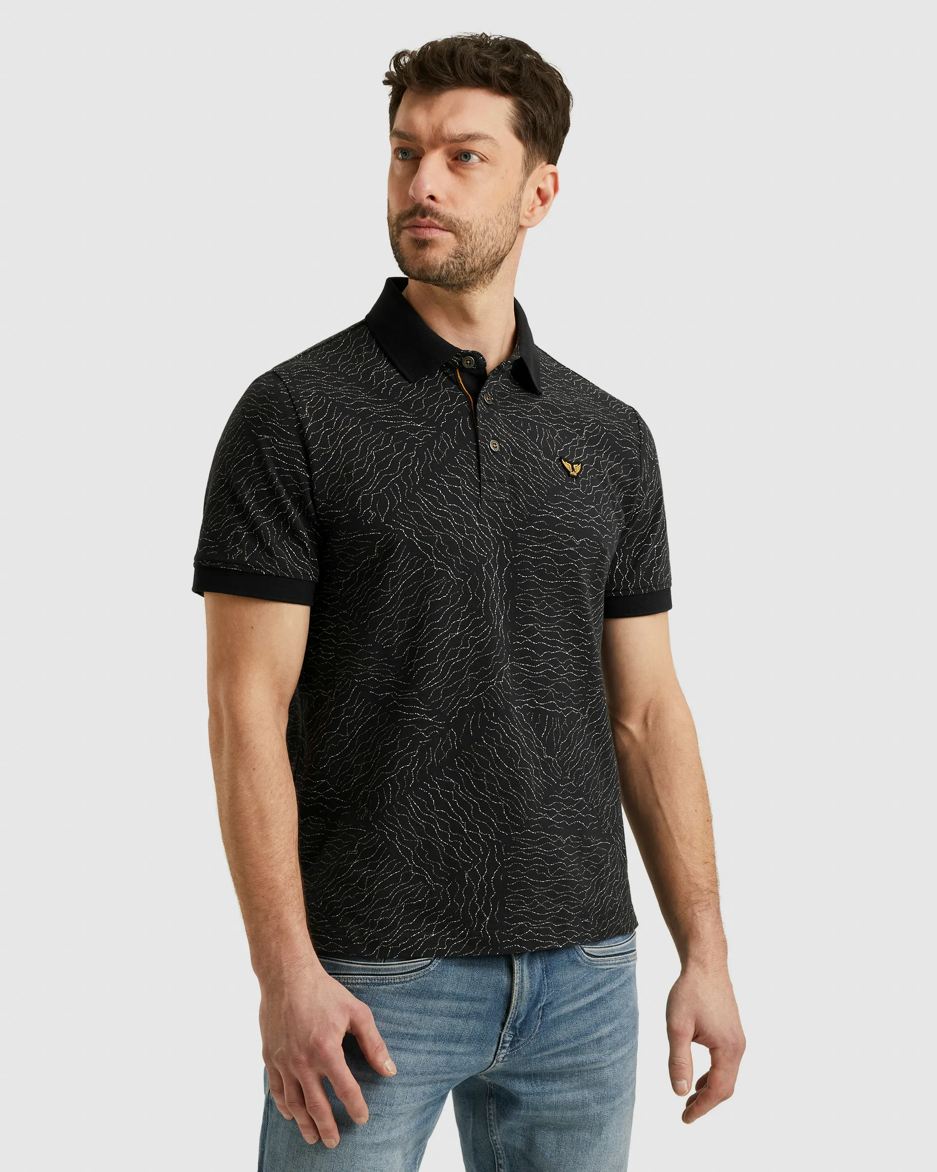 PME Legend Polo KM Blauw 101915-001-L