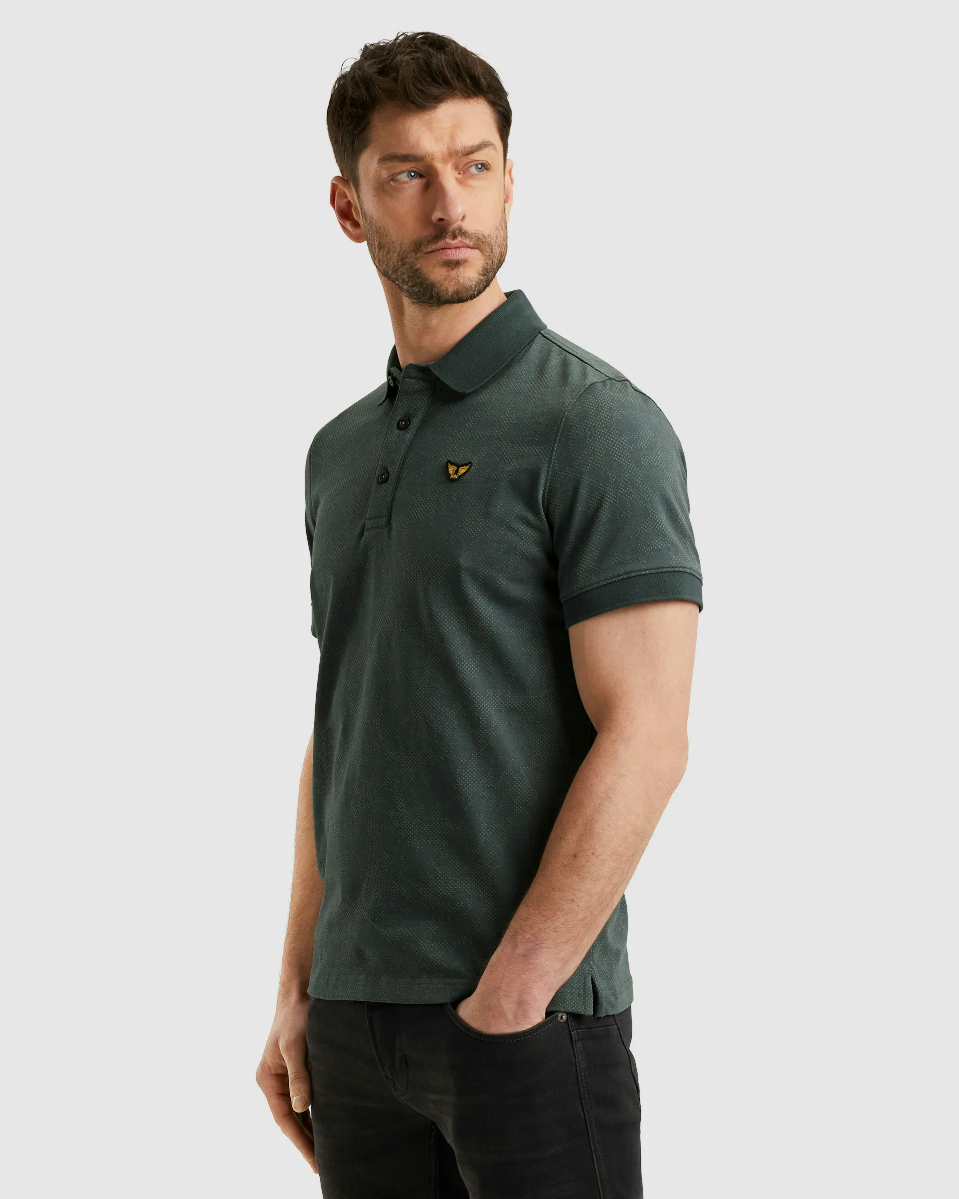 PME Legend Polo KM Antraciet 101917-001-L