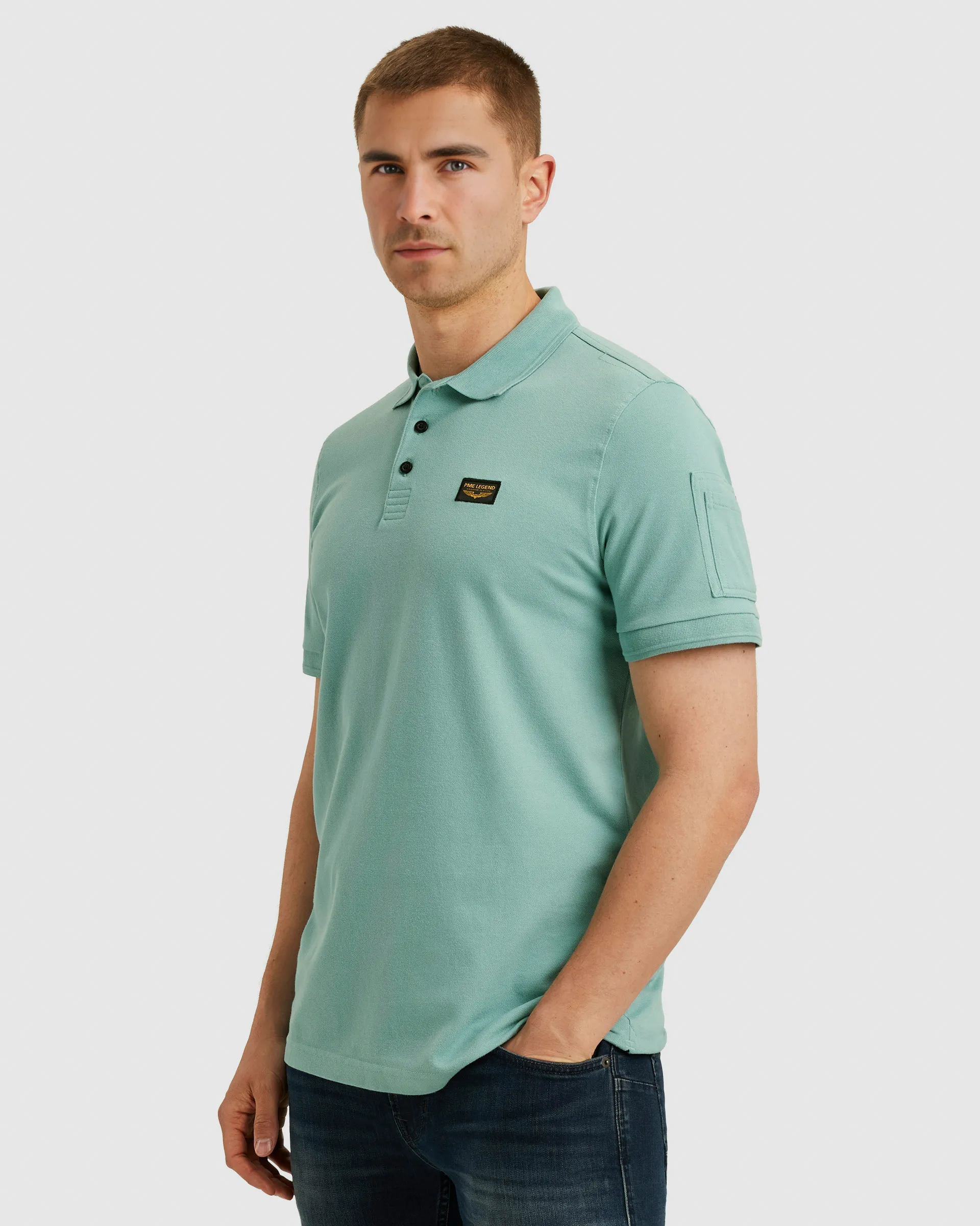 PME Legend Polo KM Blauw 101920-001-L