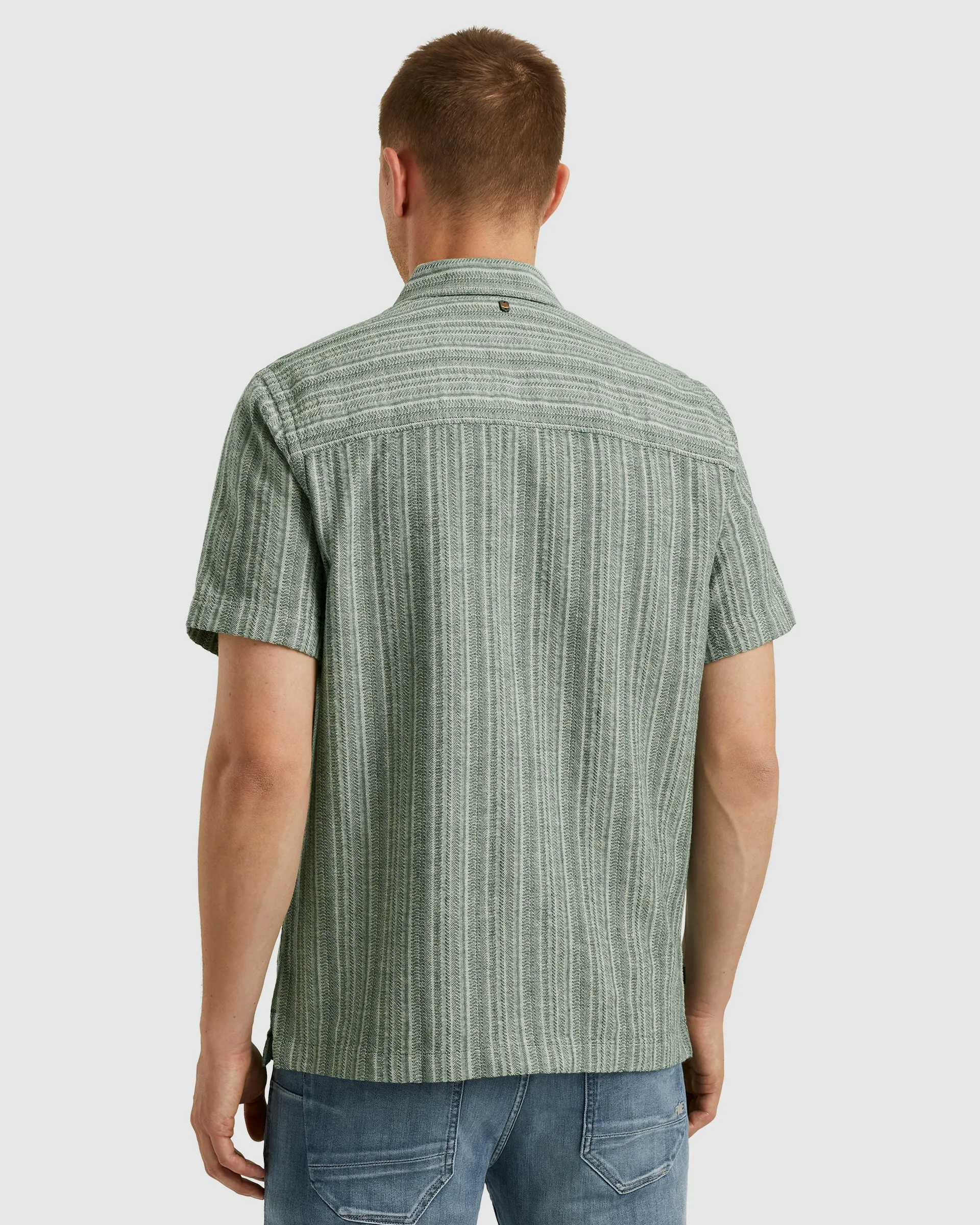 PME Legend Casual Overhemd KM Antraciet 101922-001-L