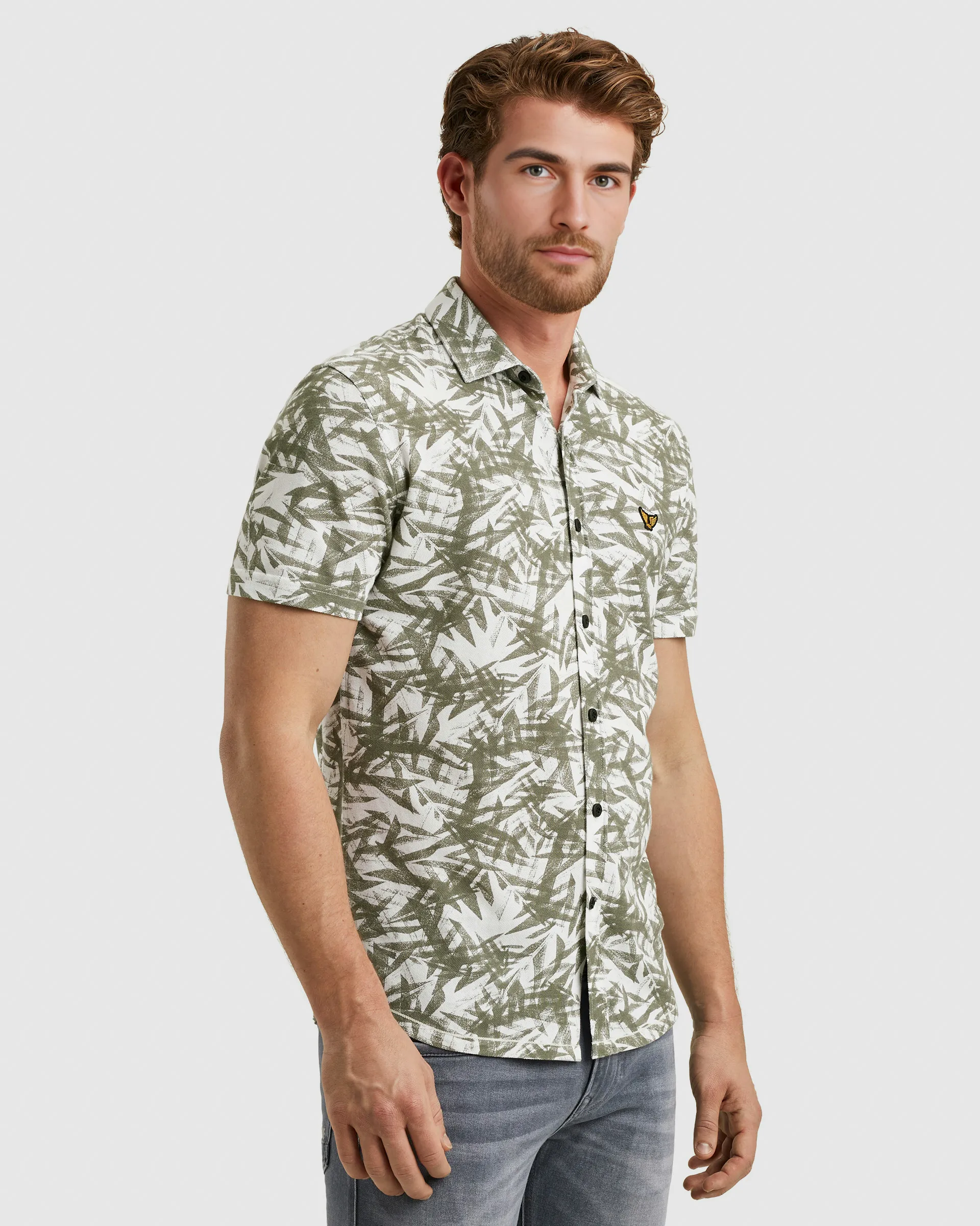 PME Legend Casual Overhemd KM Wit 101924-001-L