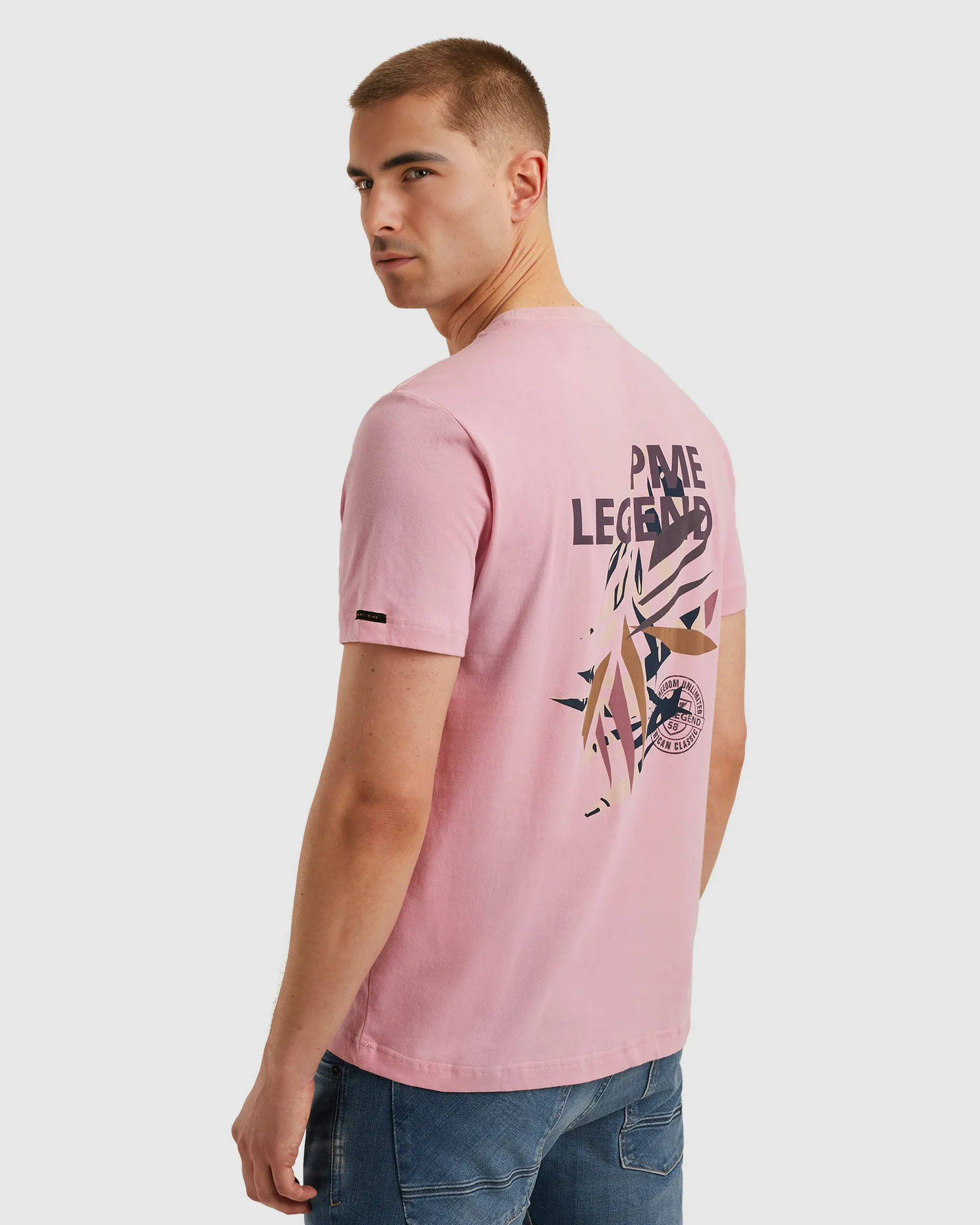 PME Legend T-shirt KM Paars 101931-001-L