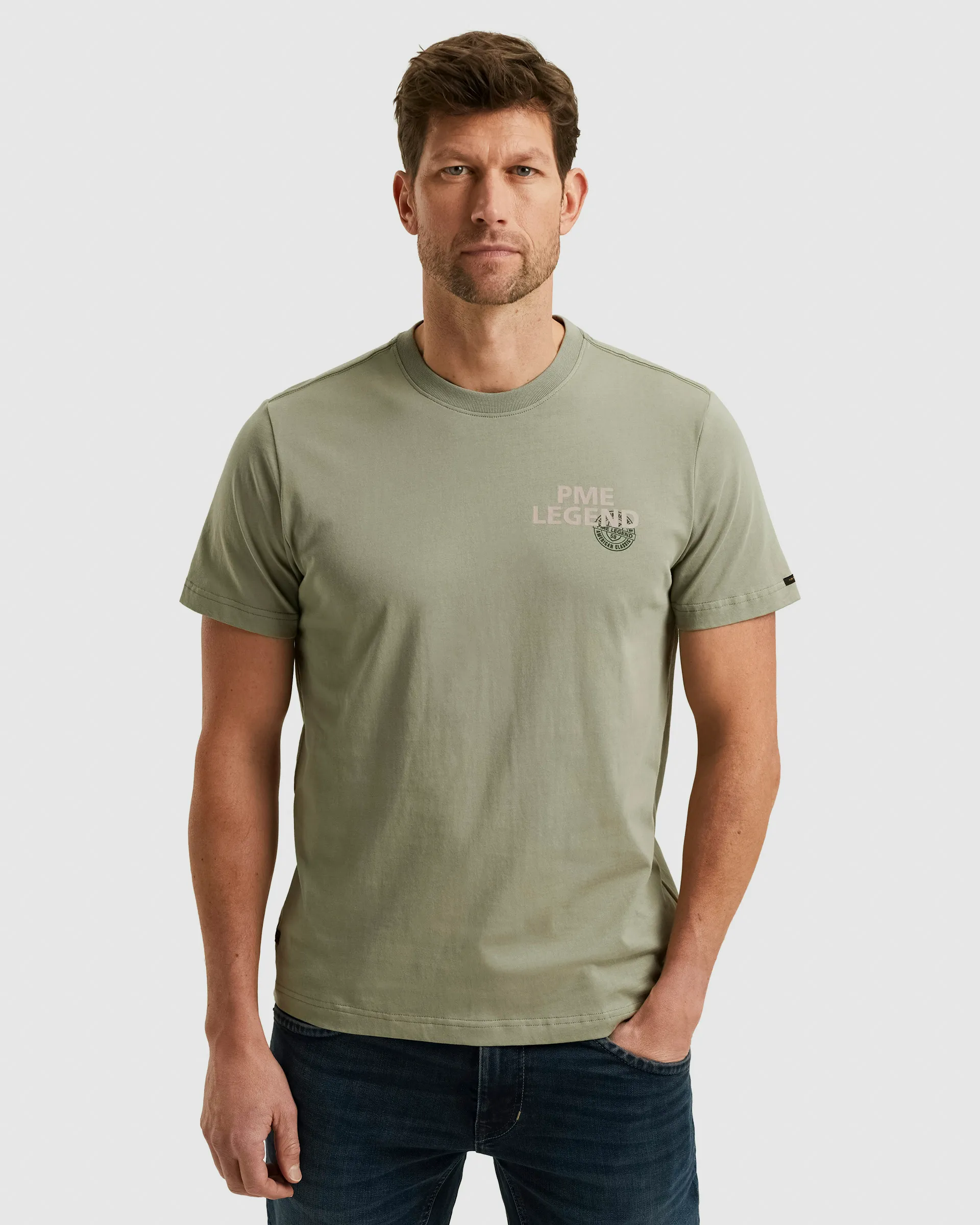 PME Legend T-shirt KM Groen 101932-001-L