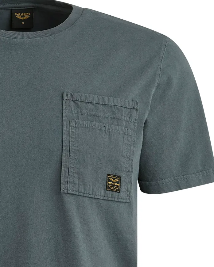 PME Legend T-shirt KM Antraciet 101934-001-L