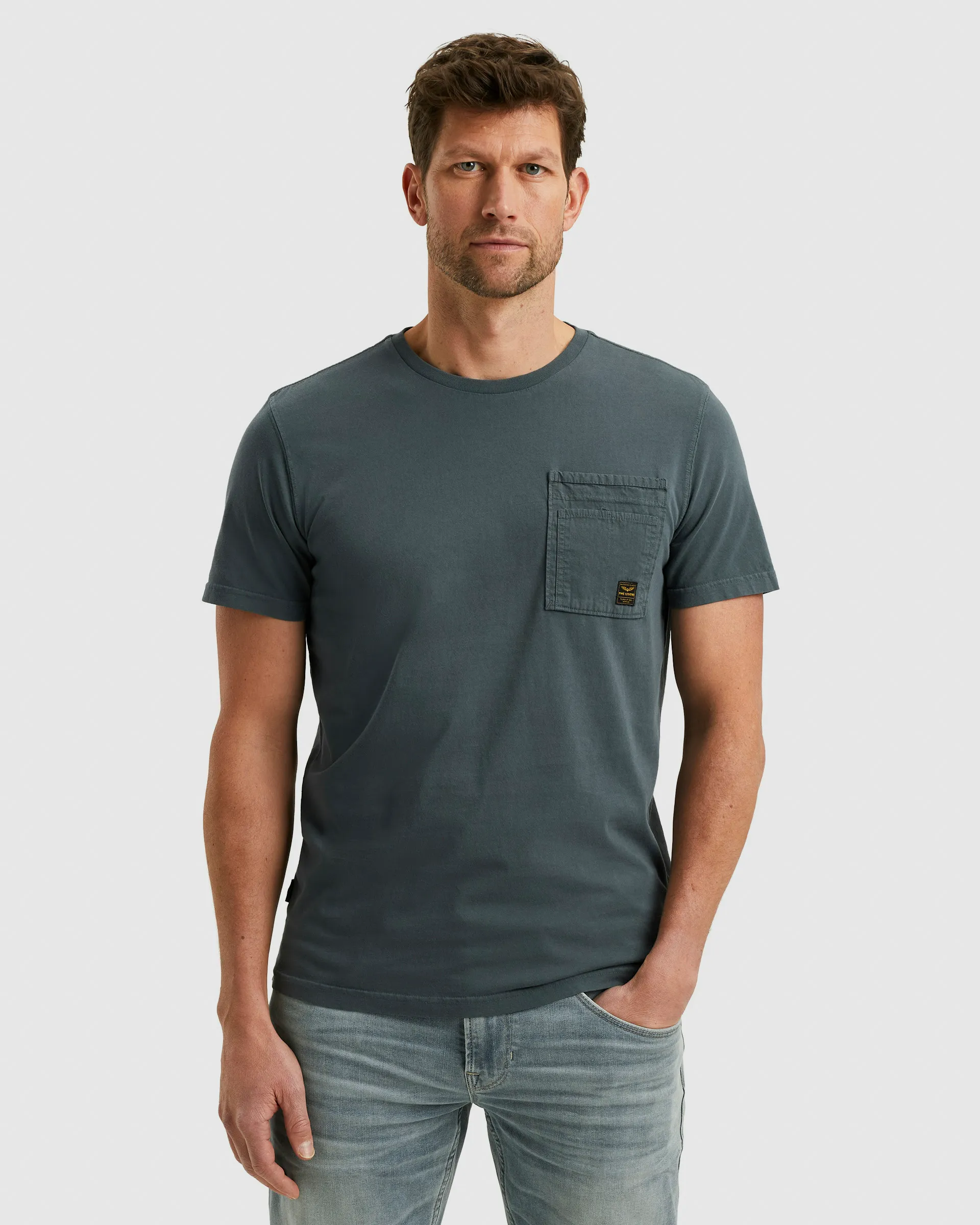 PME Legend T-shirt KM Antraciet 101934-001-L