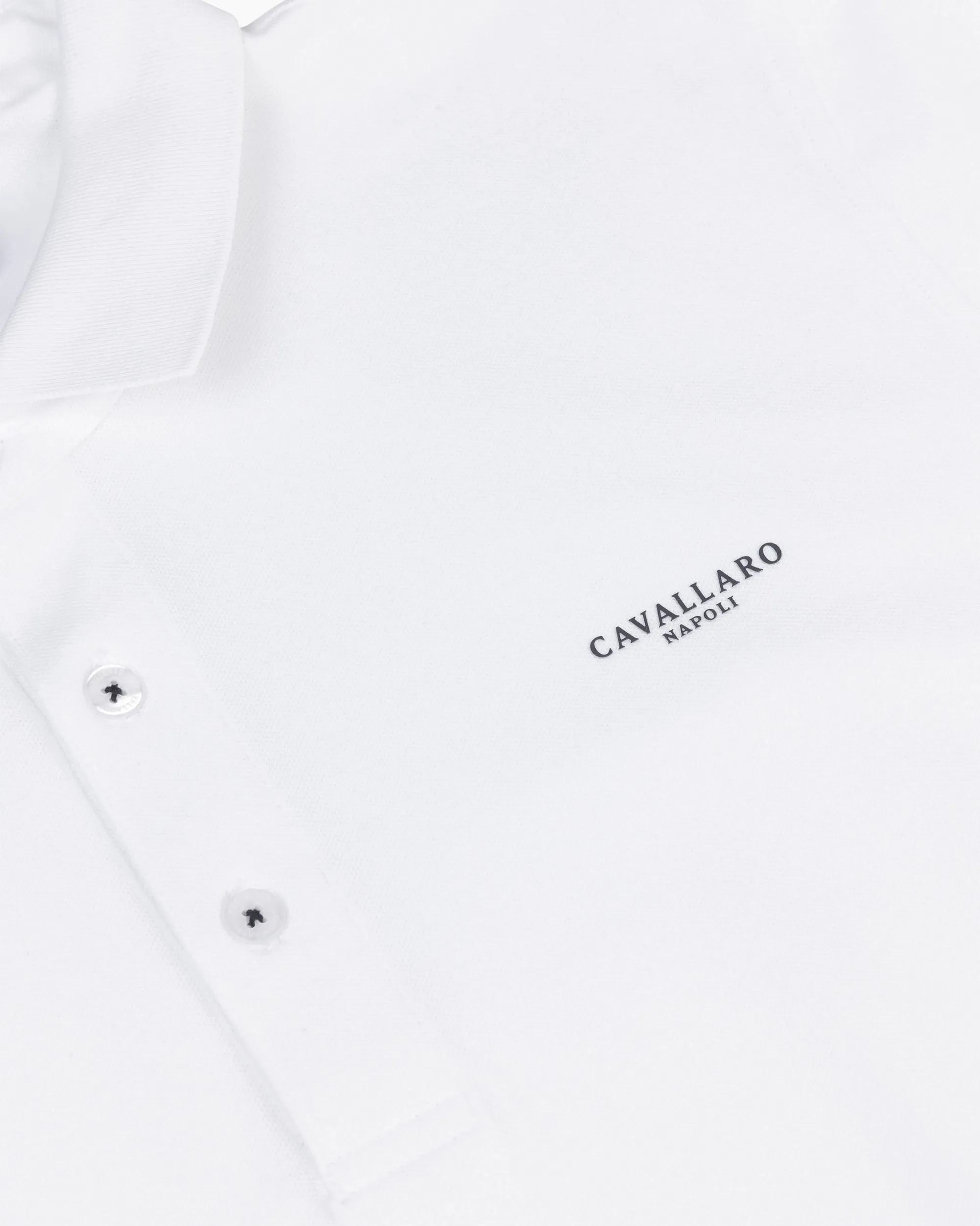 Cavallaro Polo KM Wit 101946-001-L