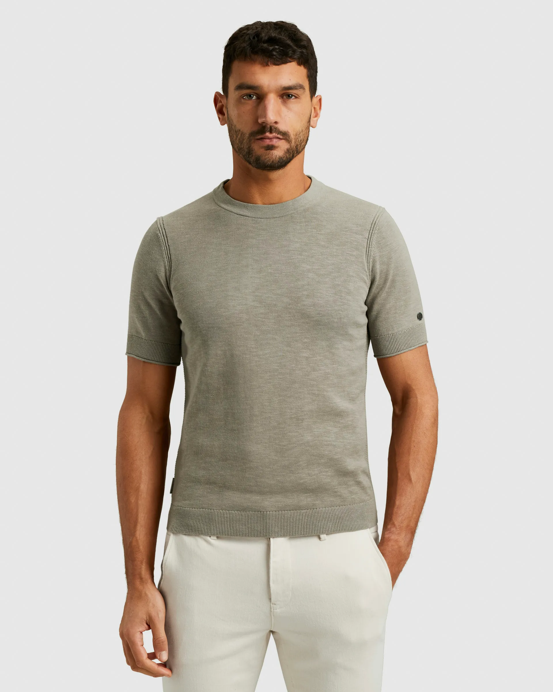 Cast Iron T-shirt KM Bruin 102004-001-L