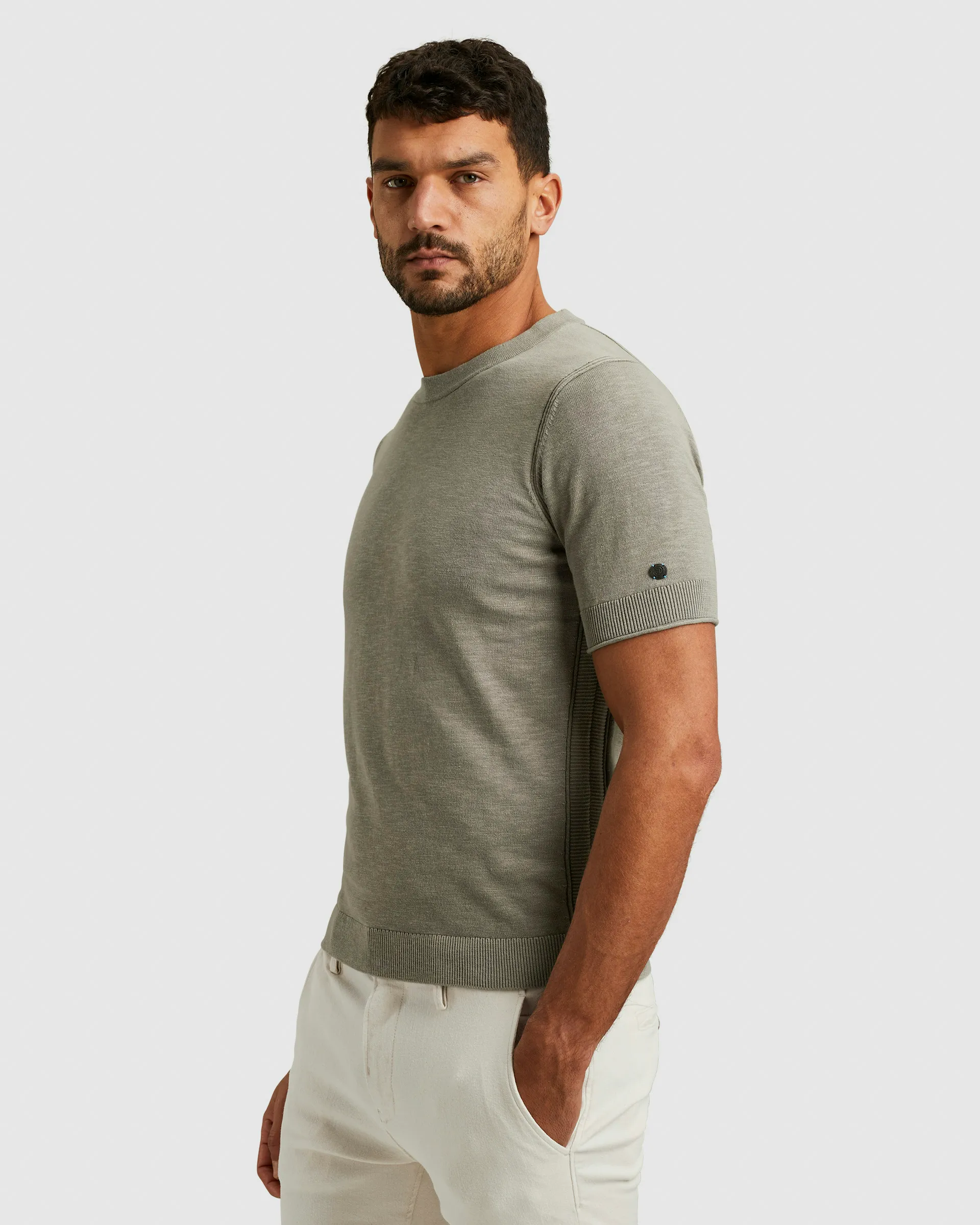 Cast Iron T-shirt KM Bruin 102004-001-L
