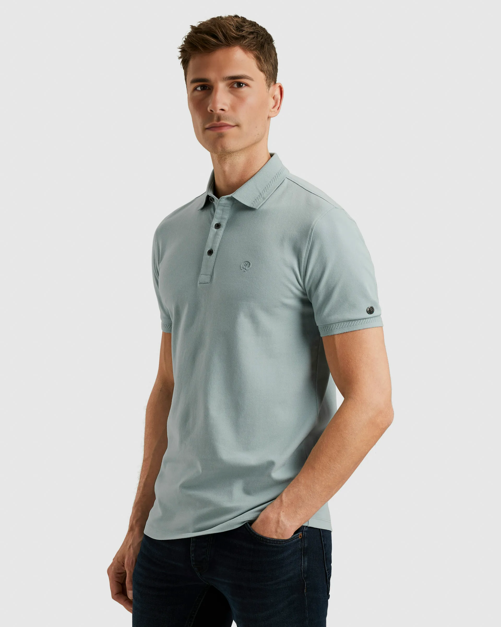 Cast Iron Polo KM Grijs 102005-001-L