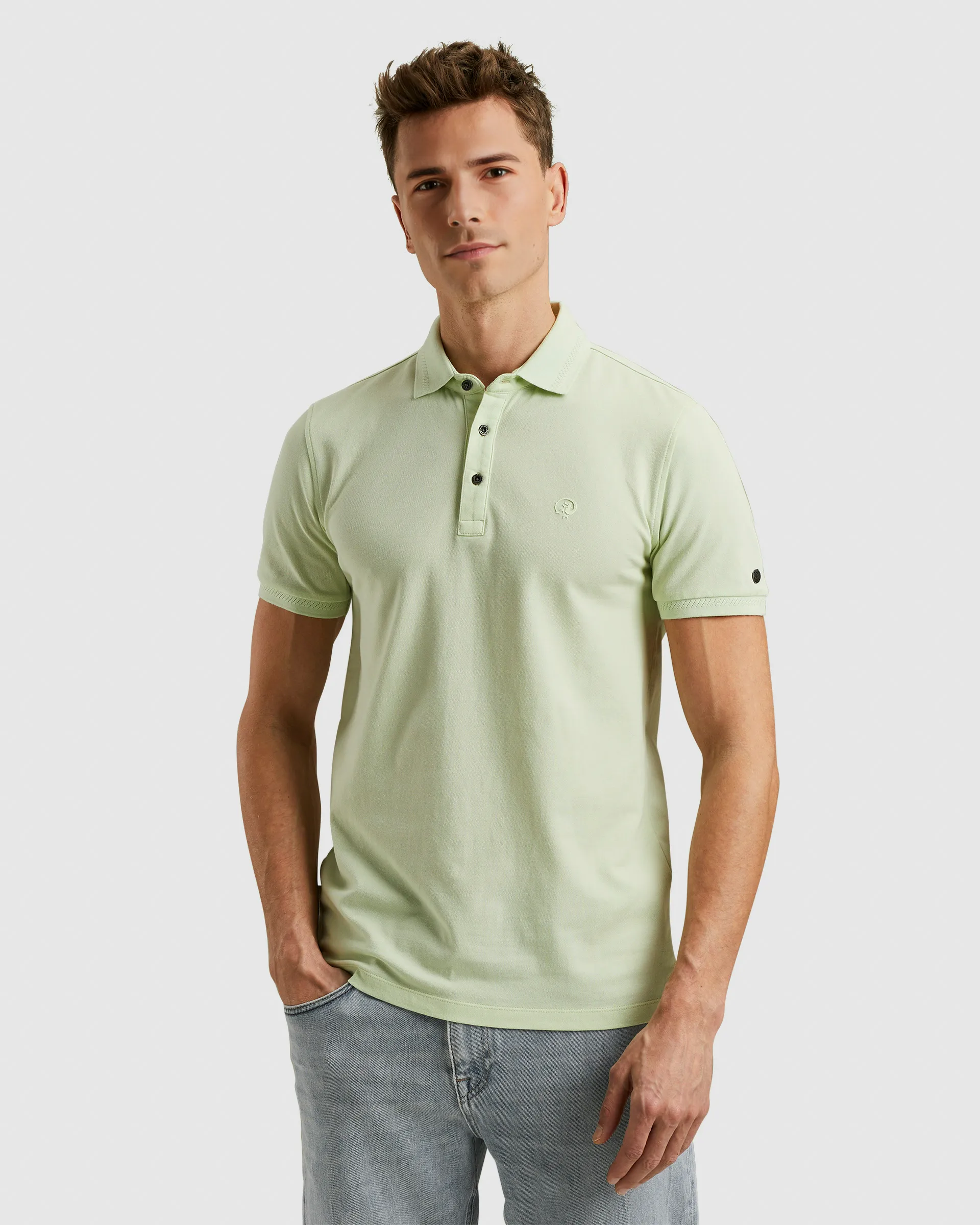 Cast Iron Polo KM Groen 102006-001-L