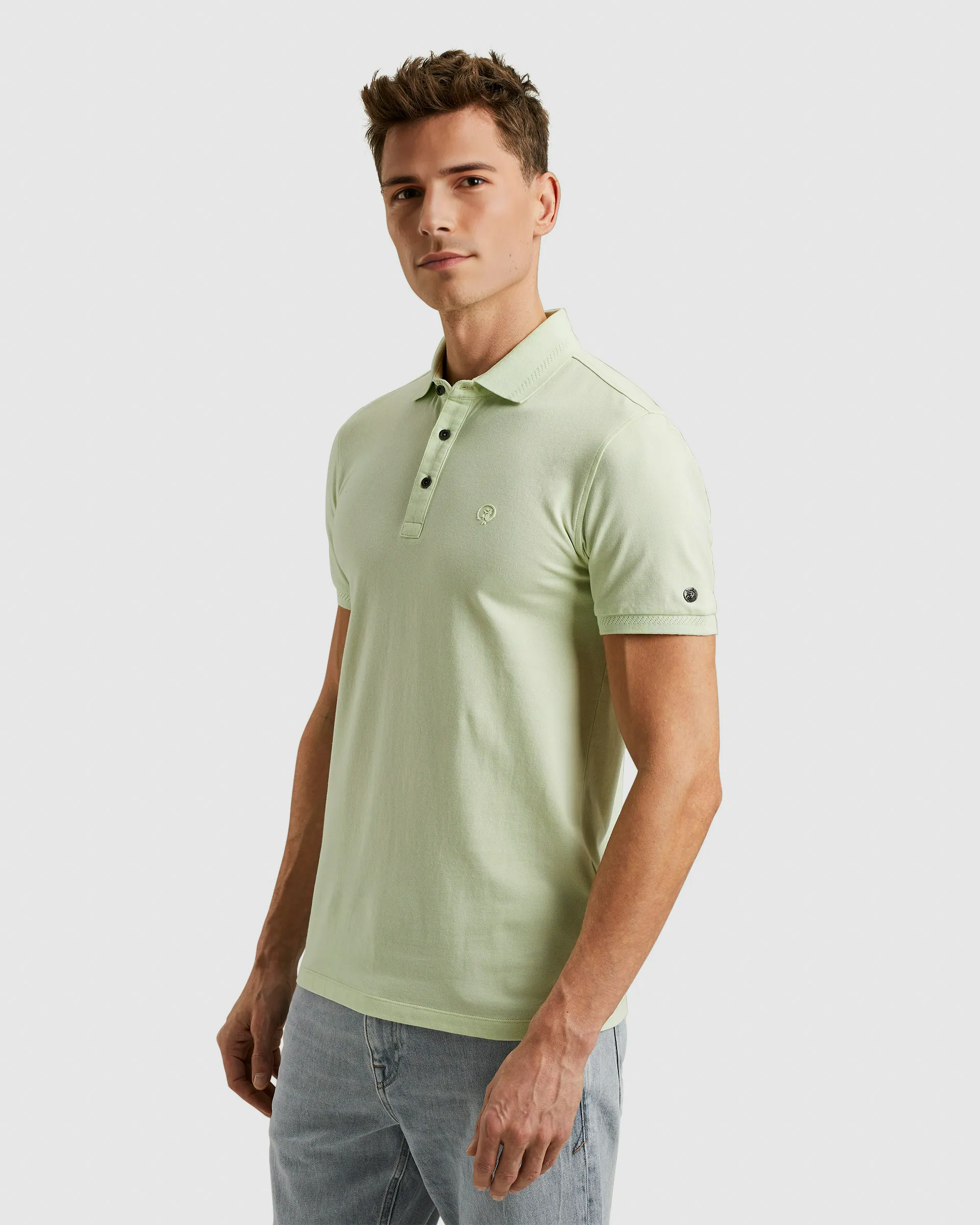 Cast Iron Polo KM Groen 102006-001-L