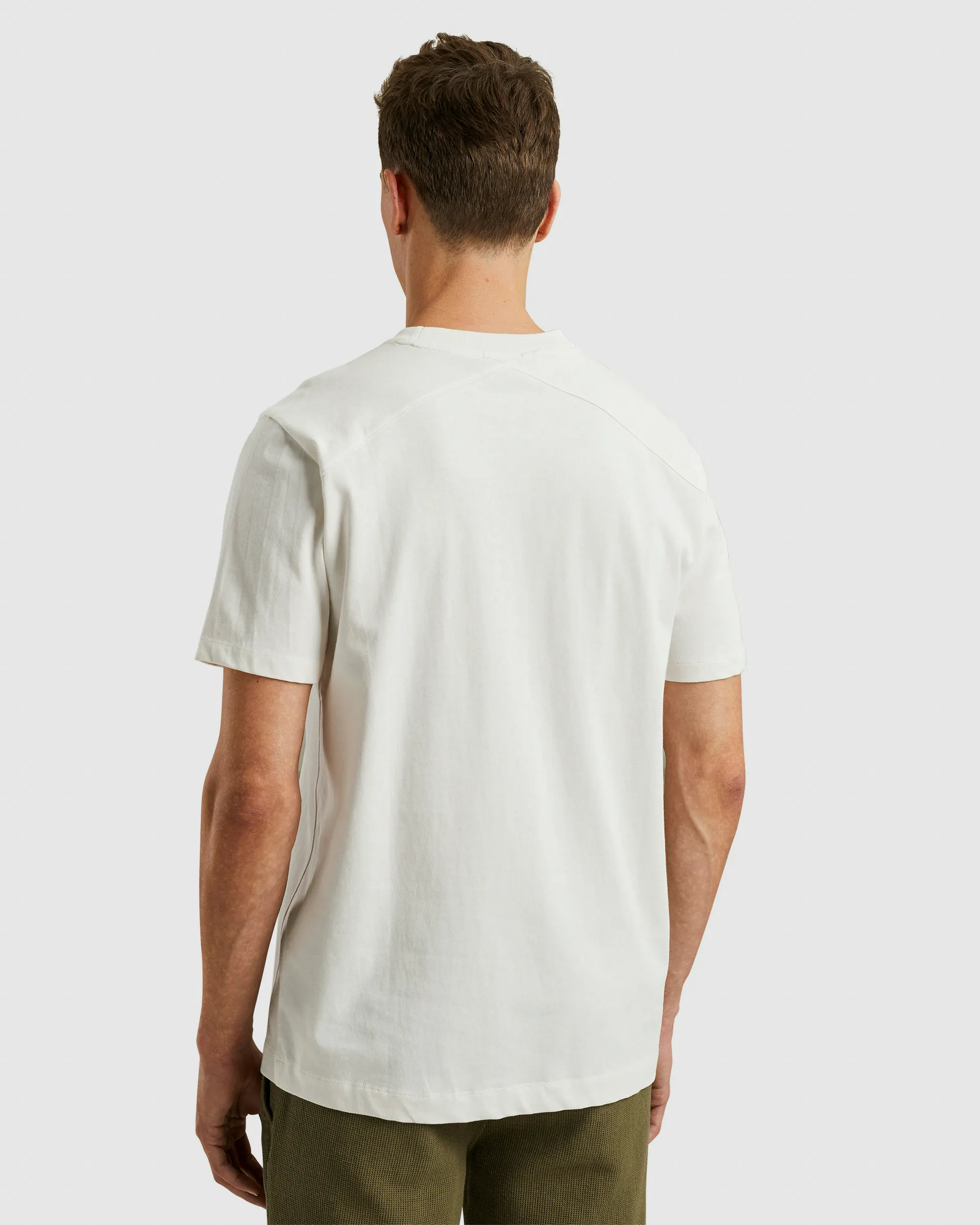 Cast Iron T-shirt KM Wit 102010-001-L