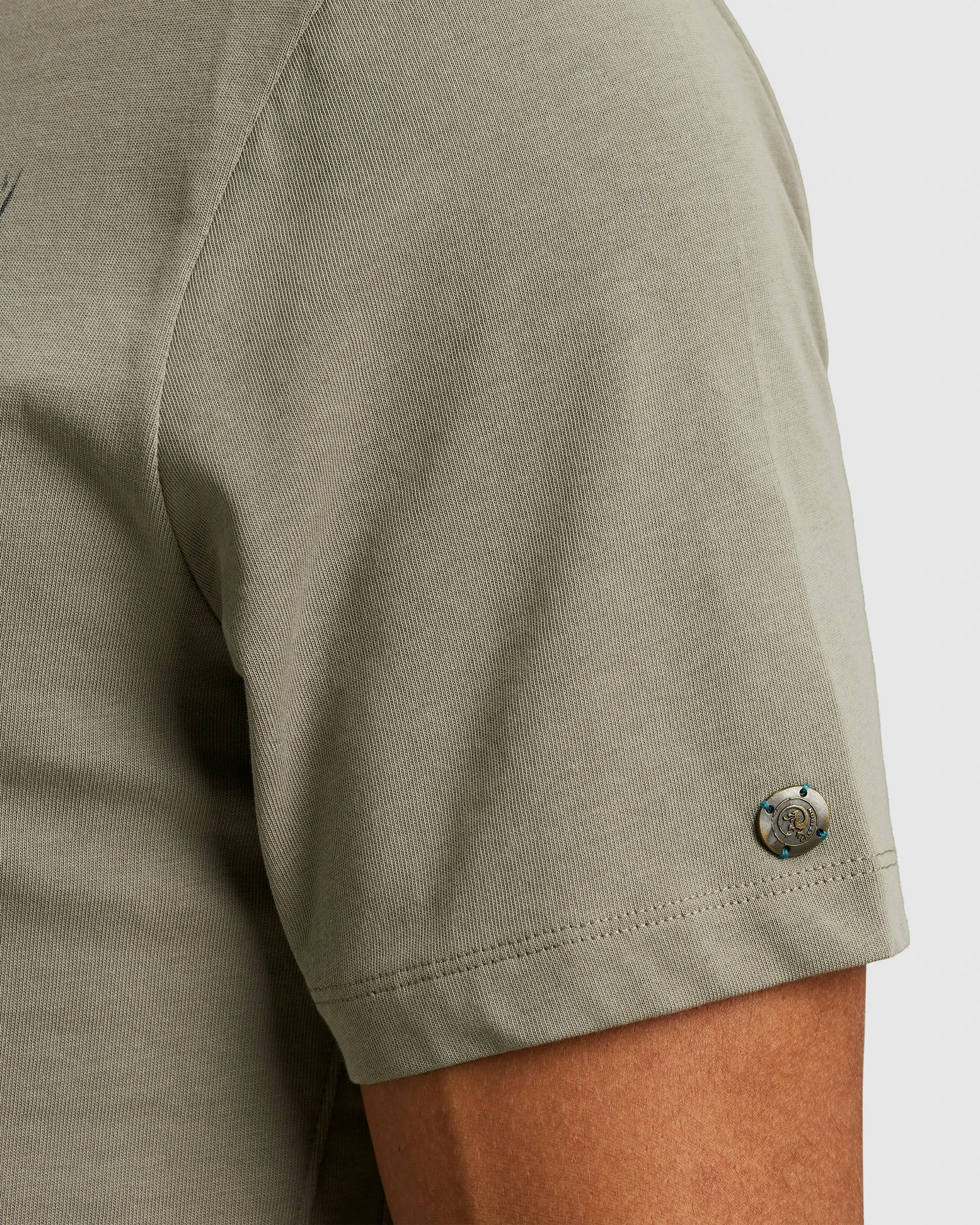 Cast Iron T-shirt KM Bruin 102011-001-L