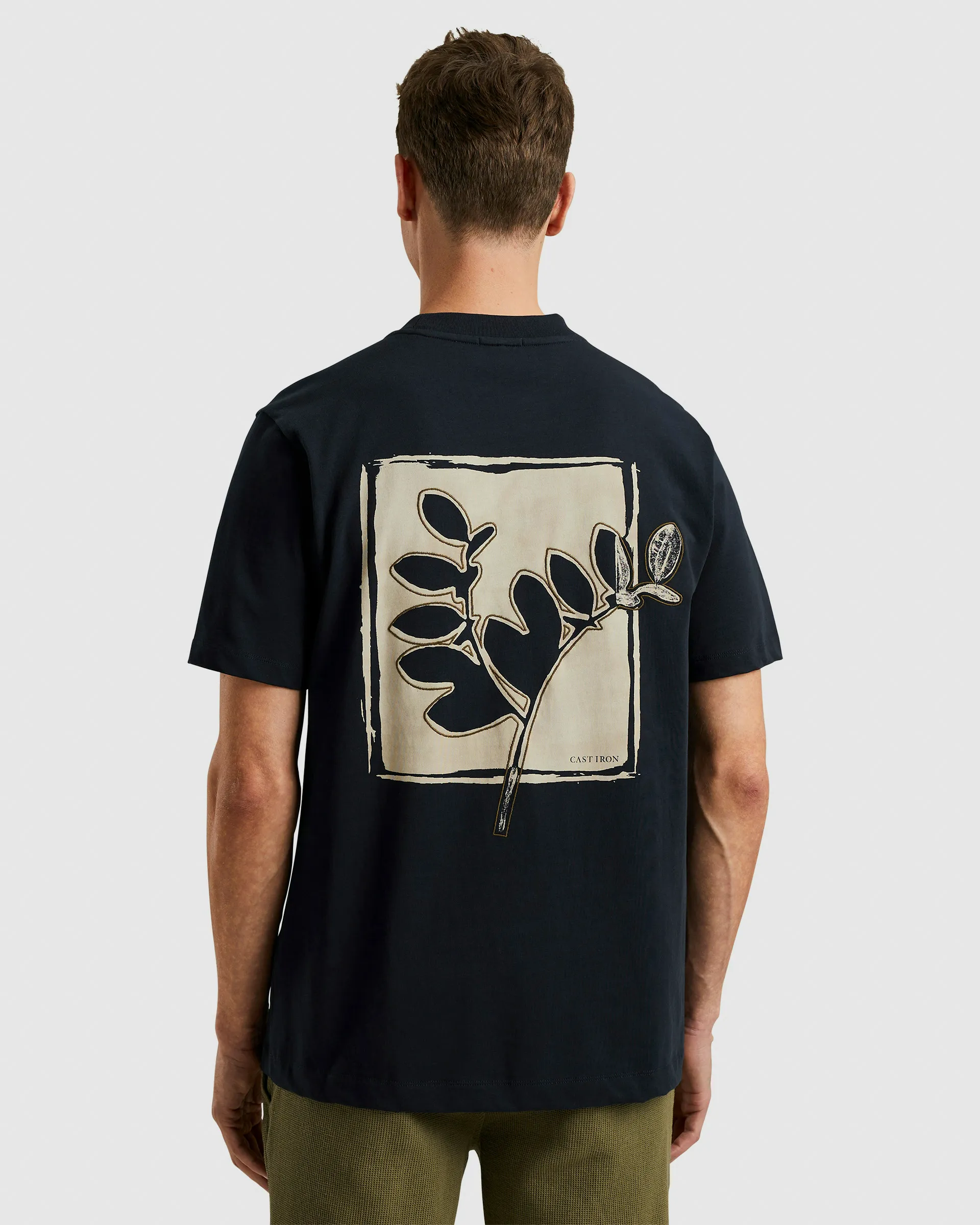 Cast Iron T-shirt KM Blauw 102012-001-L