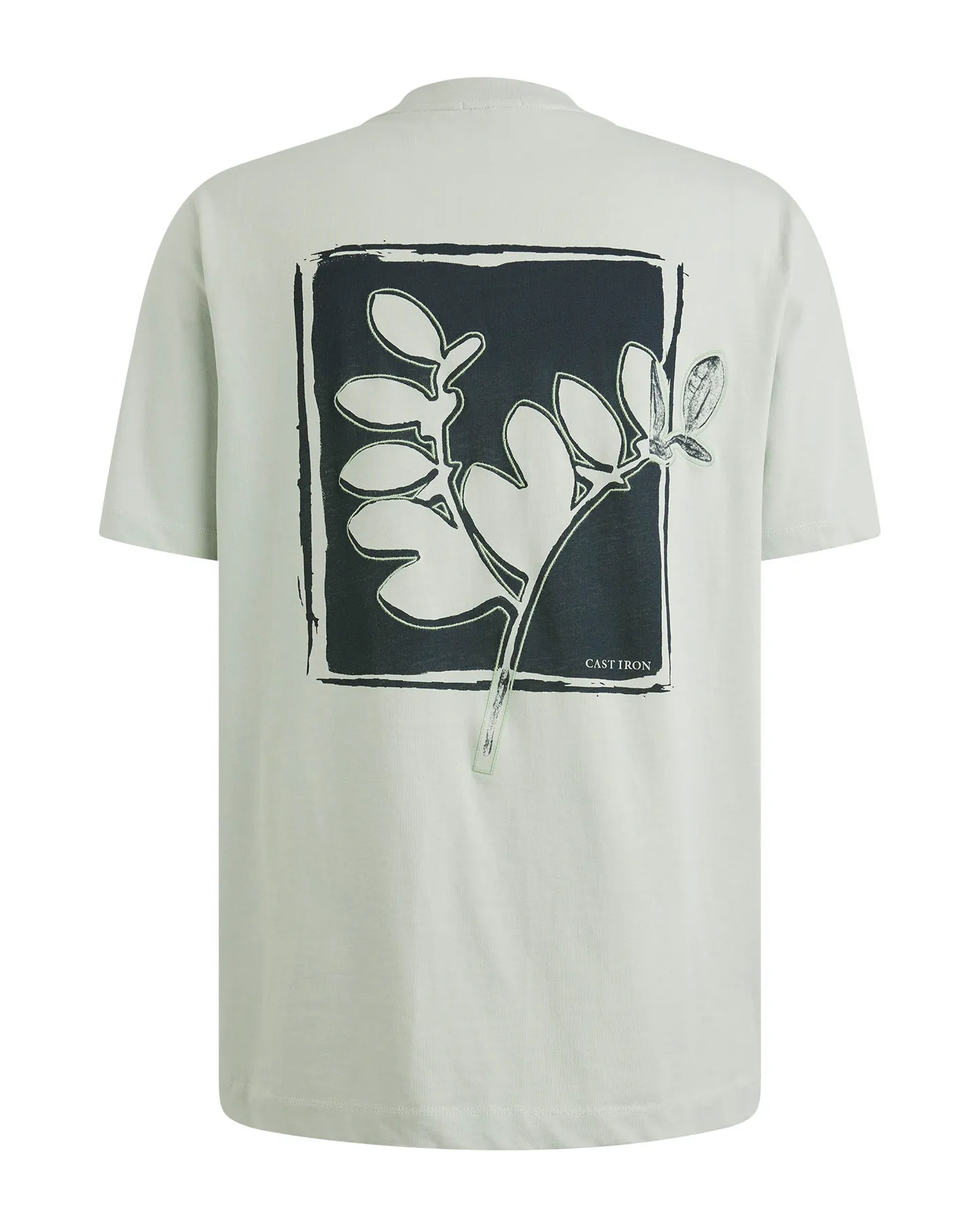 Cast Iron T-shirt KM Grijs 102013-001-L