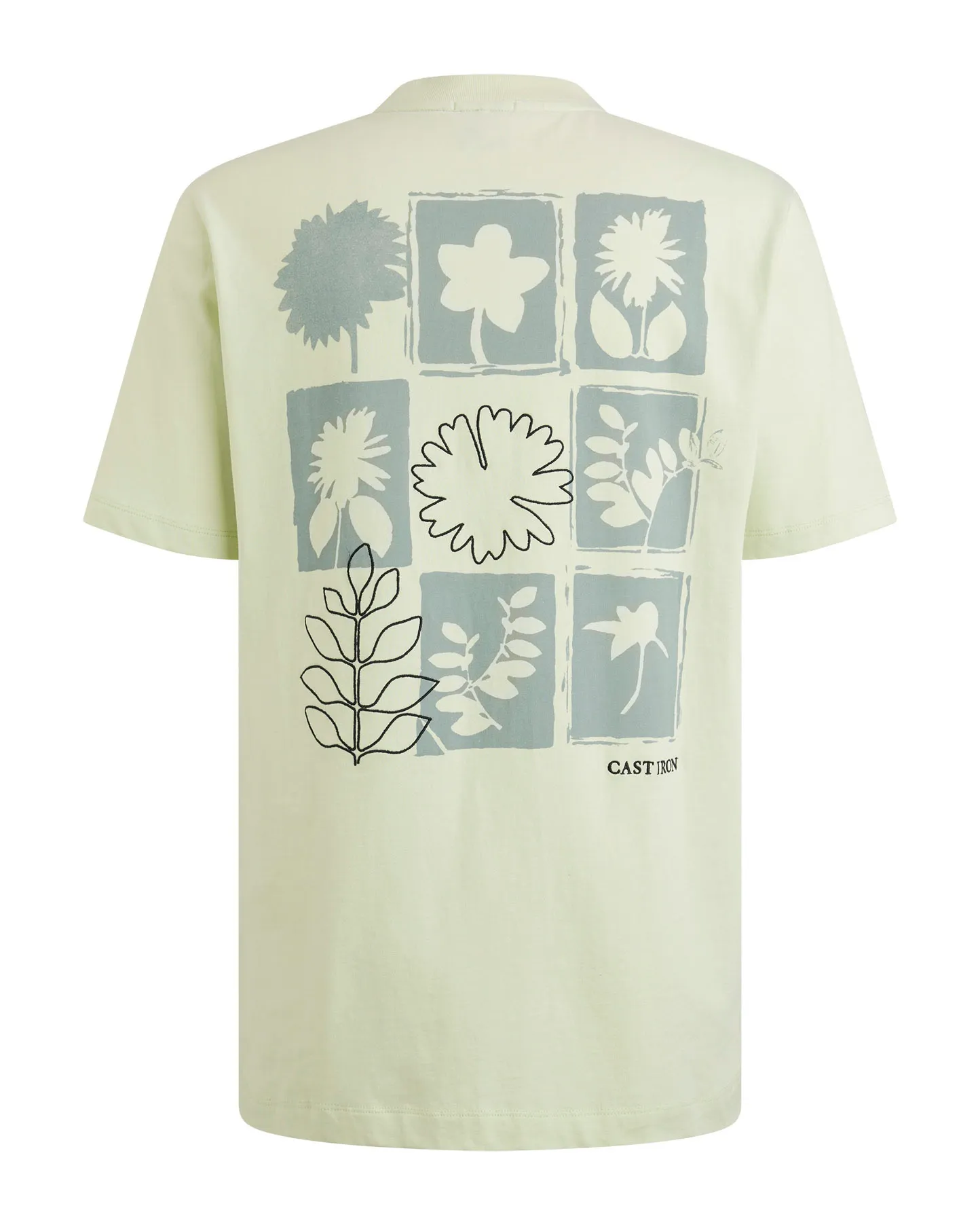 Cast Iron T-shirt KM Groen 102014-001-L