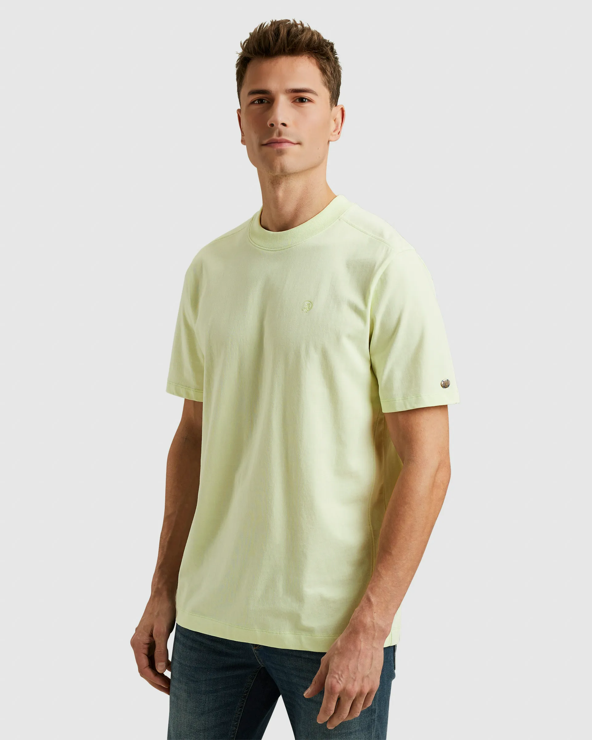 Cast Iron T-shirt KM Groen 102014-001-L