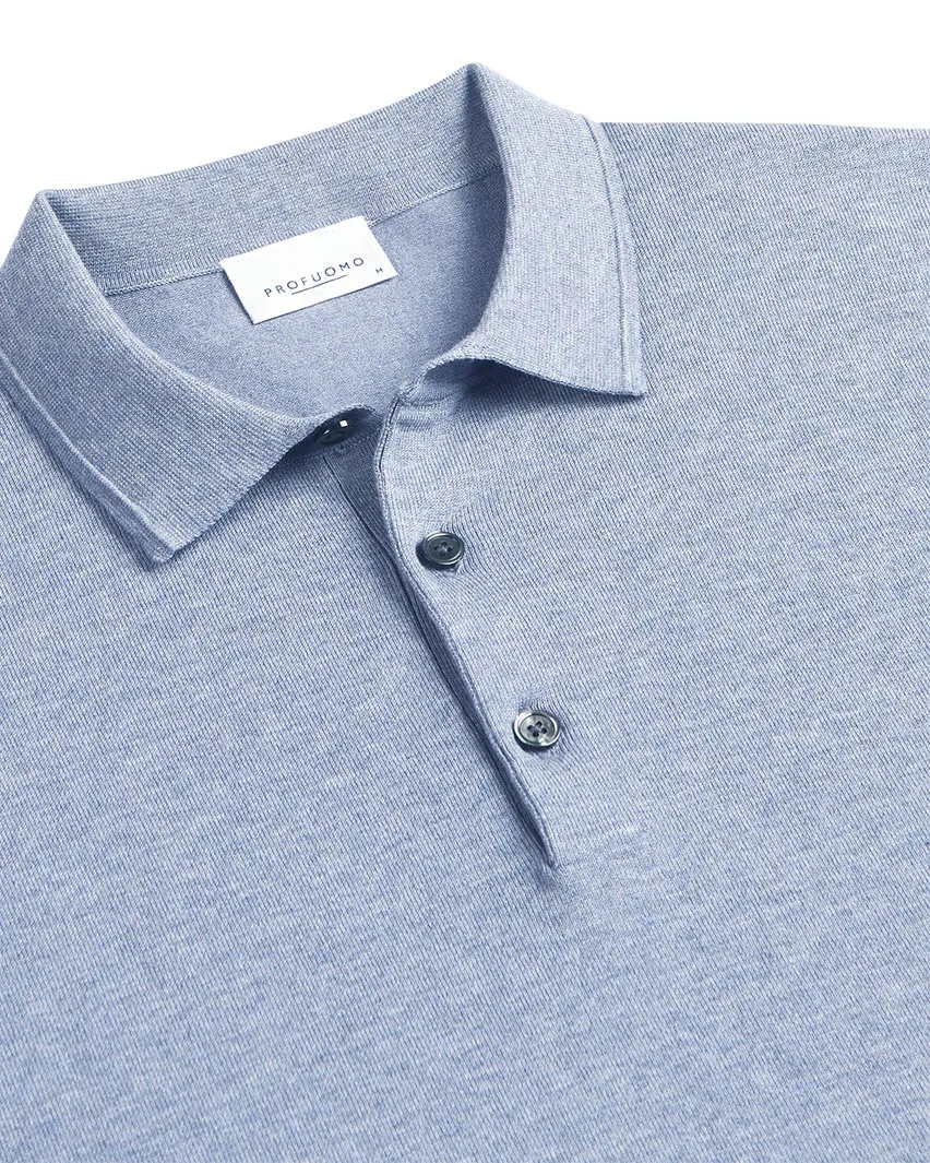 Profuomo Polo KM Blauw 102062-001-L