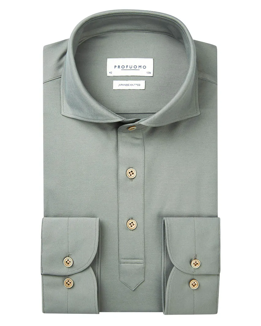 Profuomo Polo Lange mouw Groen 102083-001-38