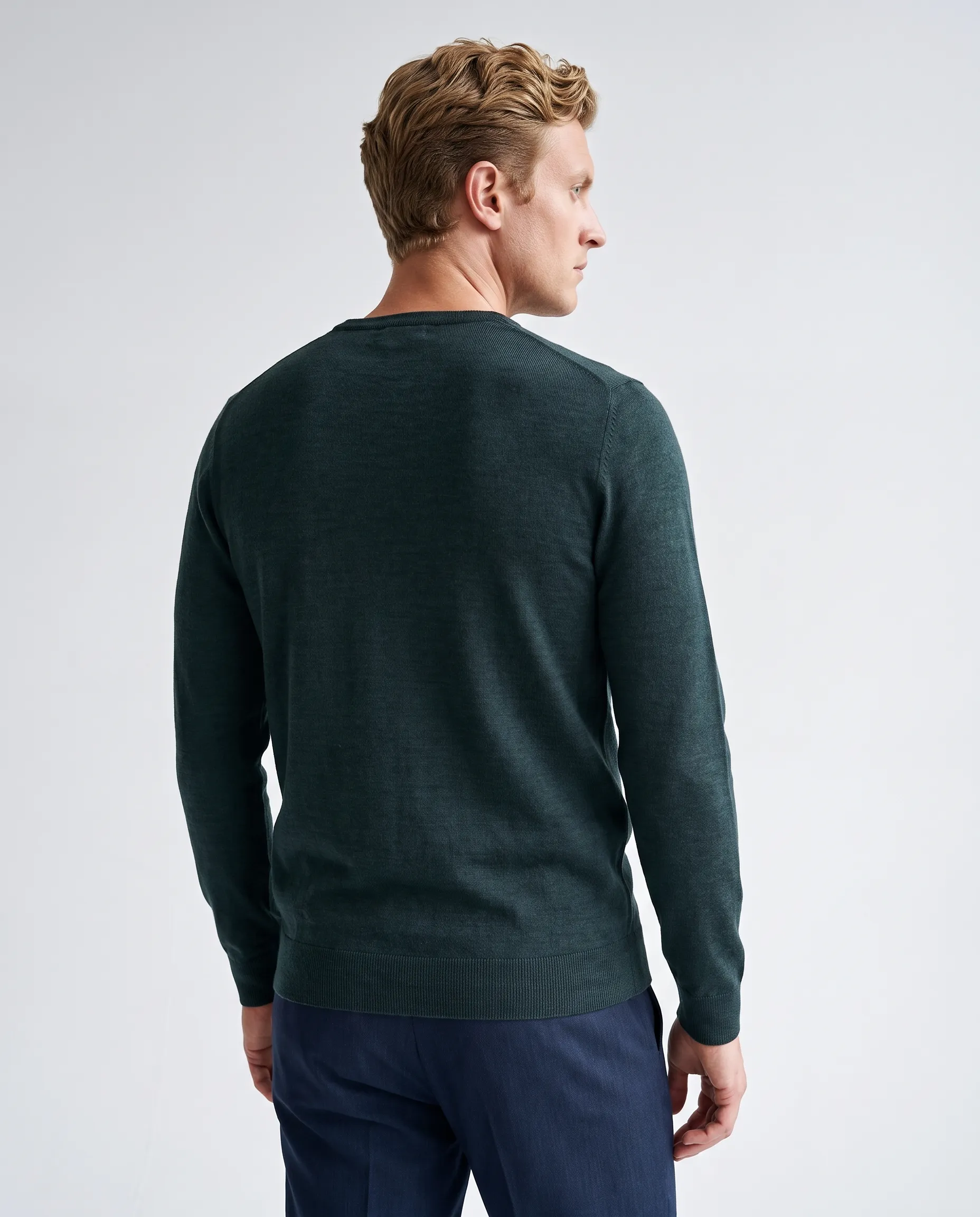 Recall Trui O-hals Dark green 102090-005-L