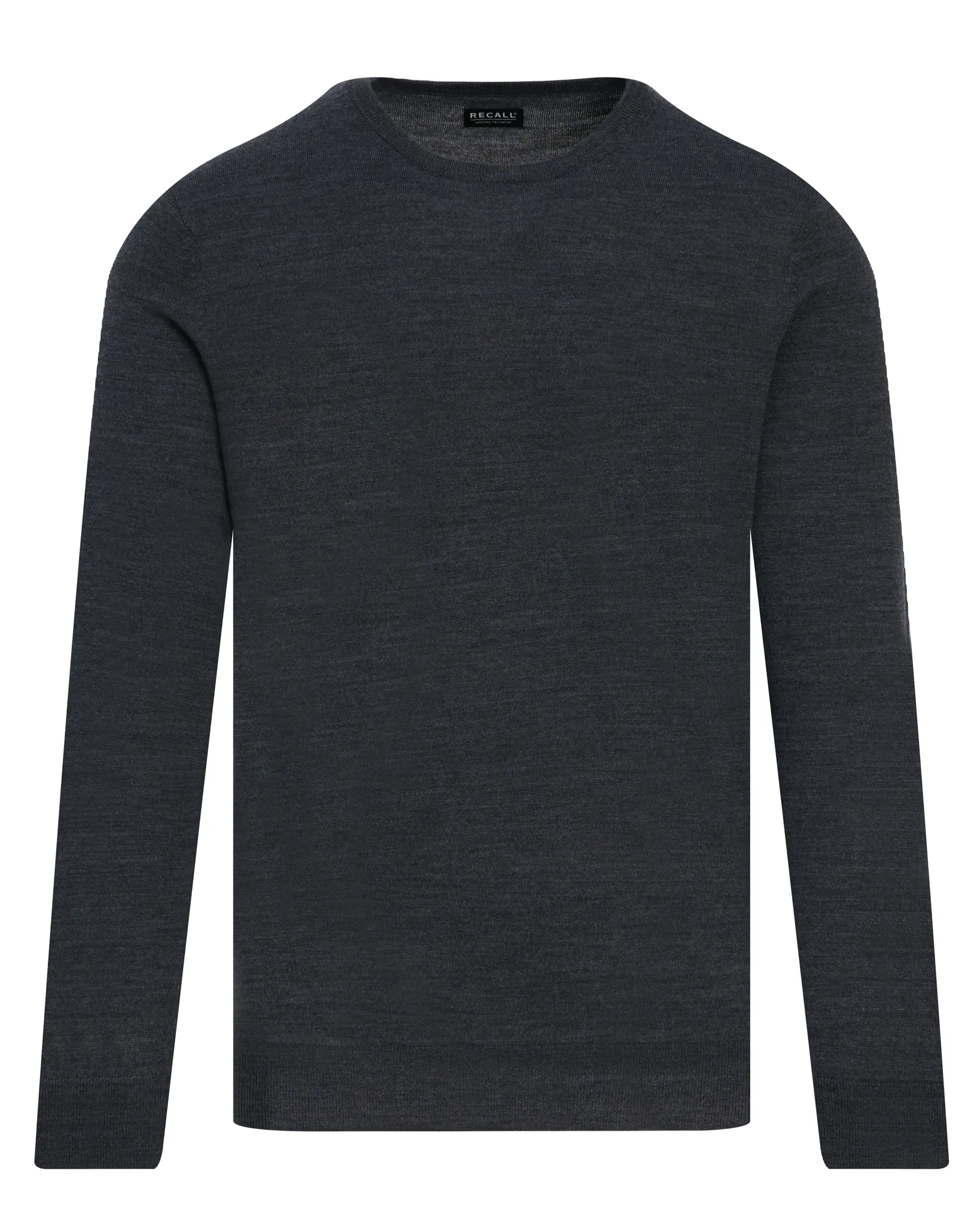 Recall Trui O-hals Dark Grey Melange 102090-008-L