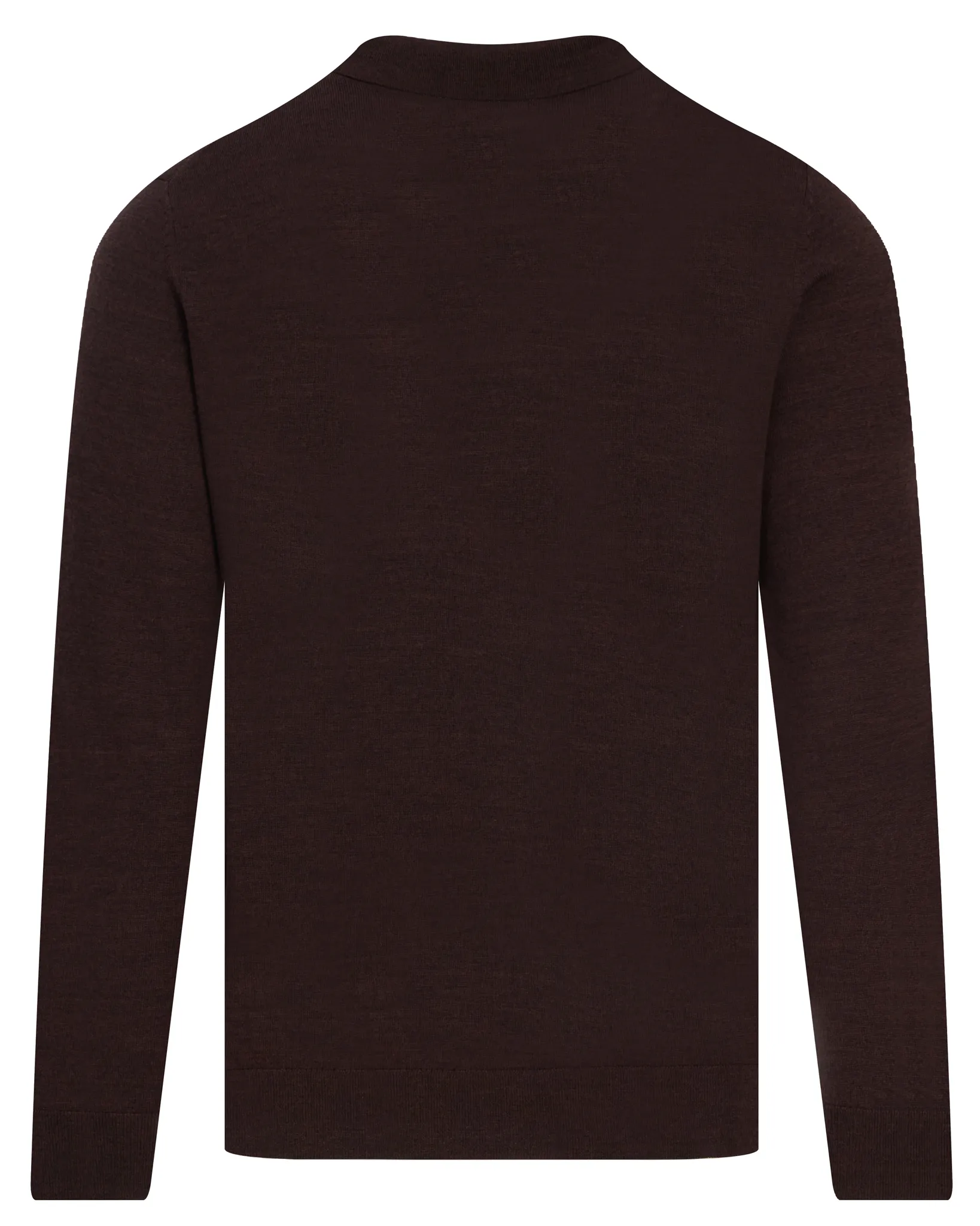 Recall Polo Lange mouw Dark Brown melange 102091-007-L