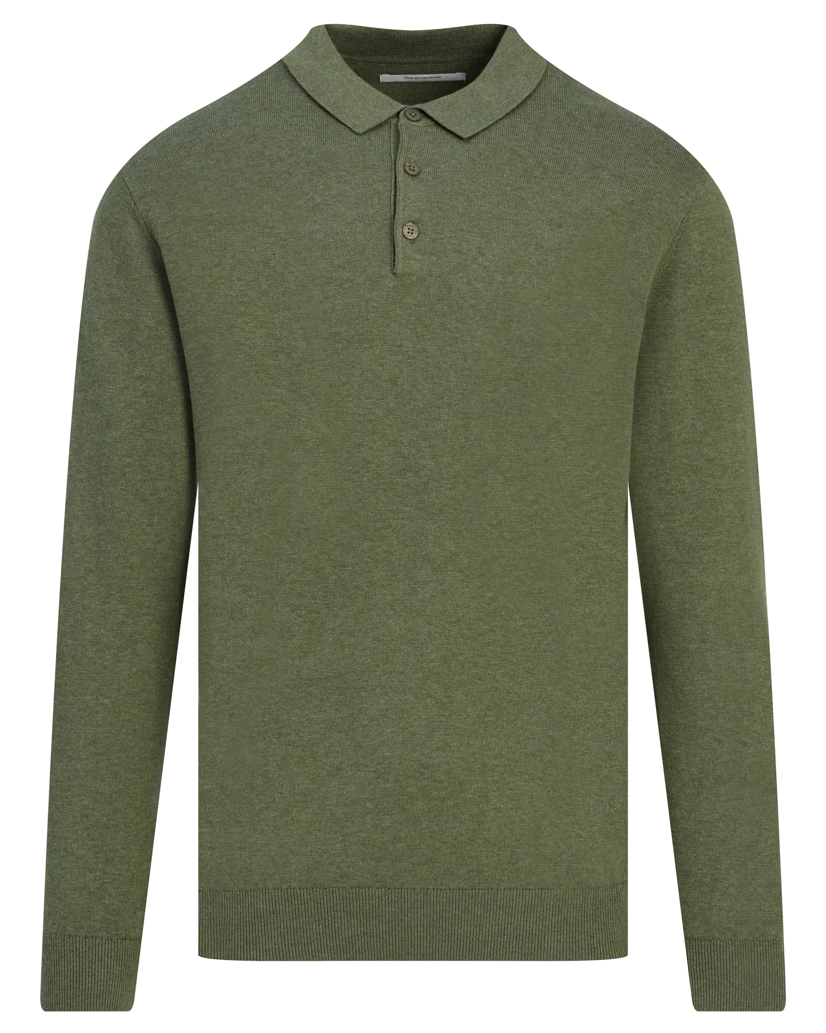 The BLUEPRINT Premium Polo Donkergroen uni 102093-003-L