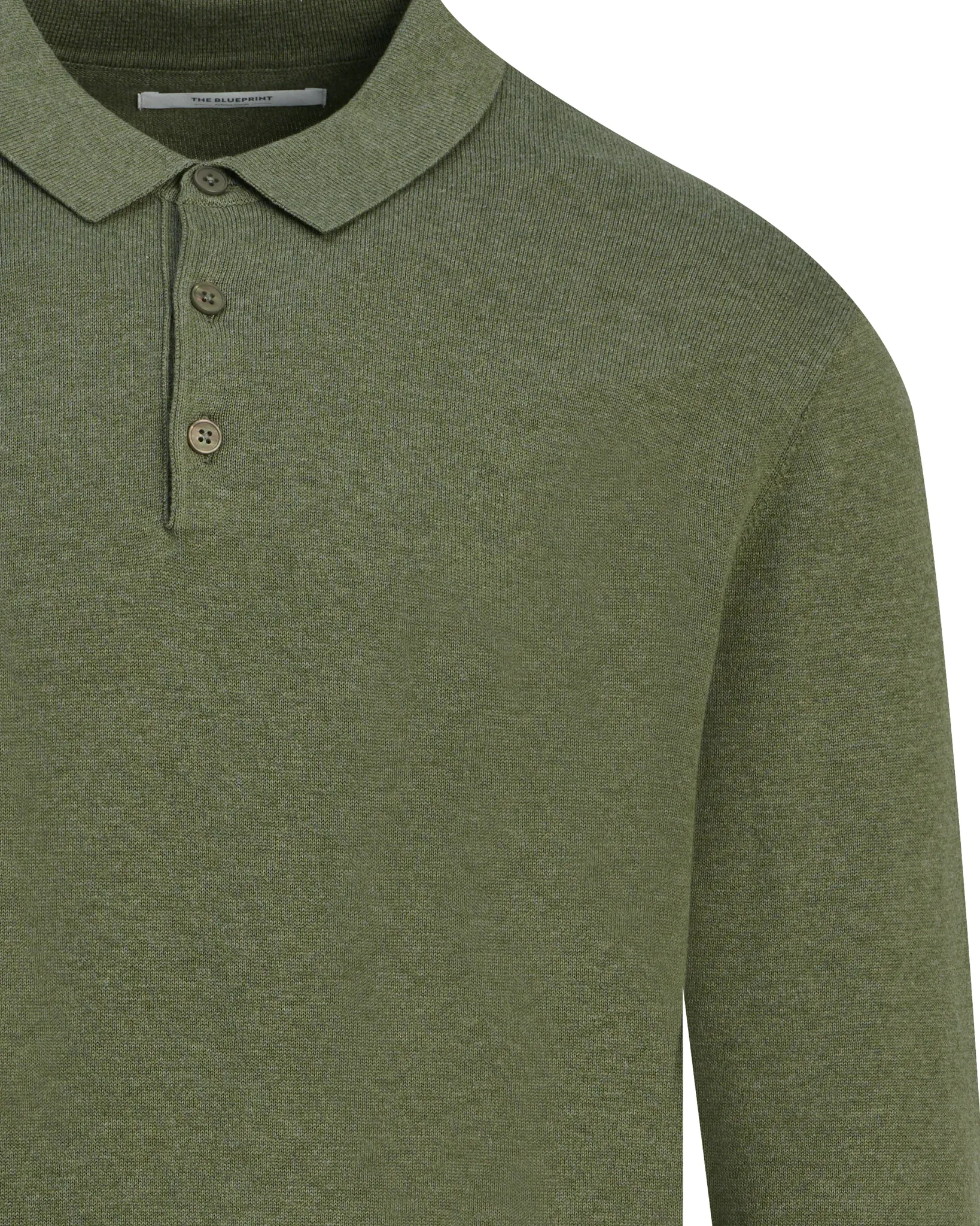 The BLUEPRINT Premium Polo Donkergroen uni 102093-003-L