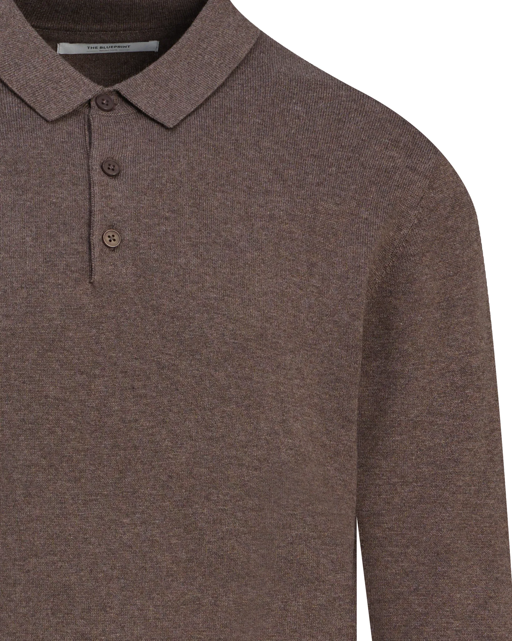 The BLUEPRINT Premium Polo Coffe Bean 102093-009-L
