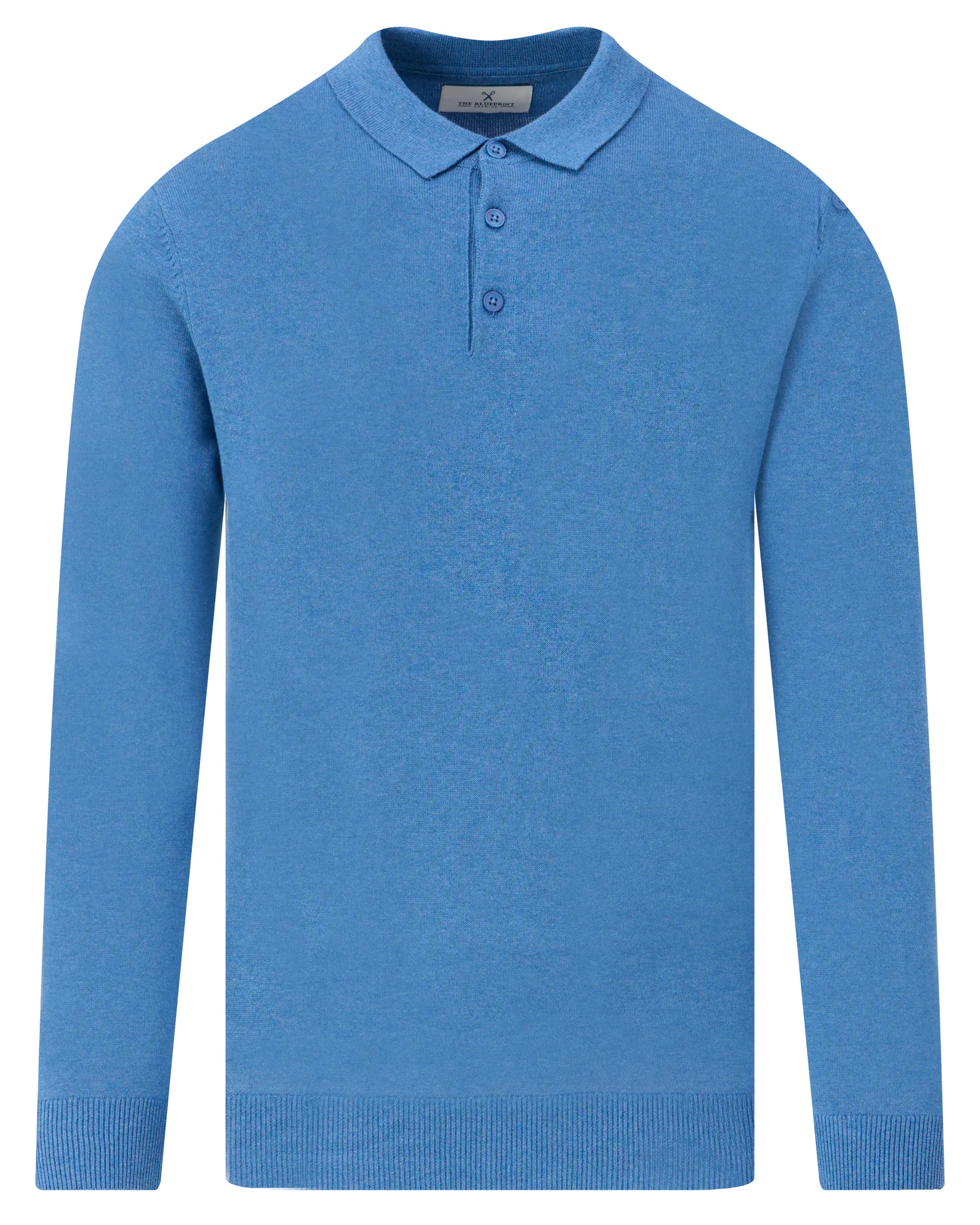 The BLUEPRINT Premium Polo True Navy melange 102093-012-L