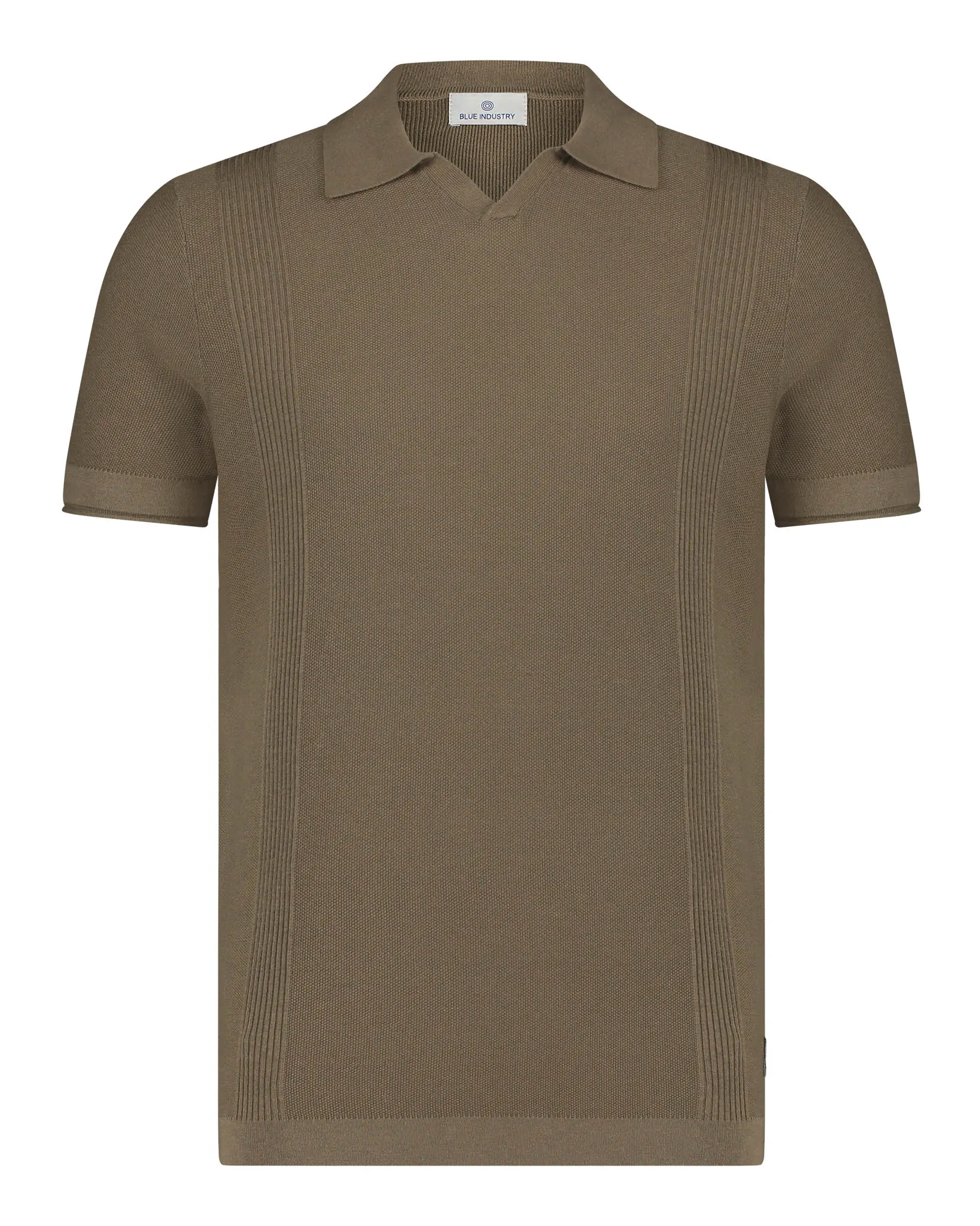 Blue Industry Polo KM Bruin 102104-001-L