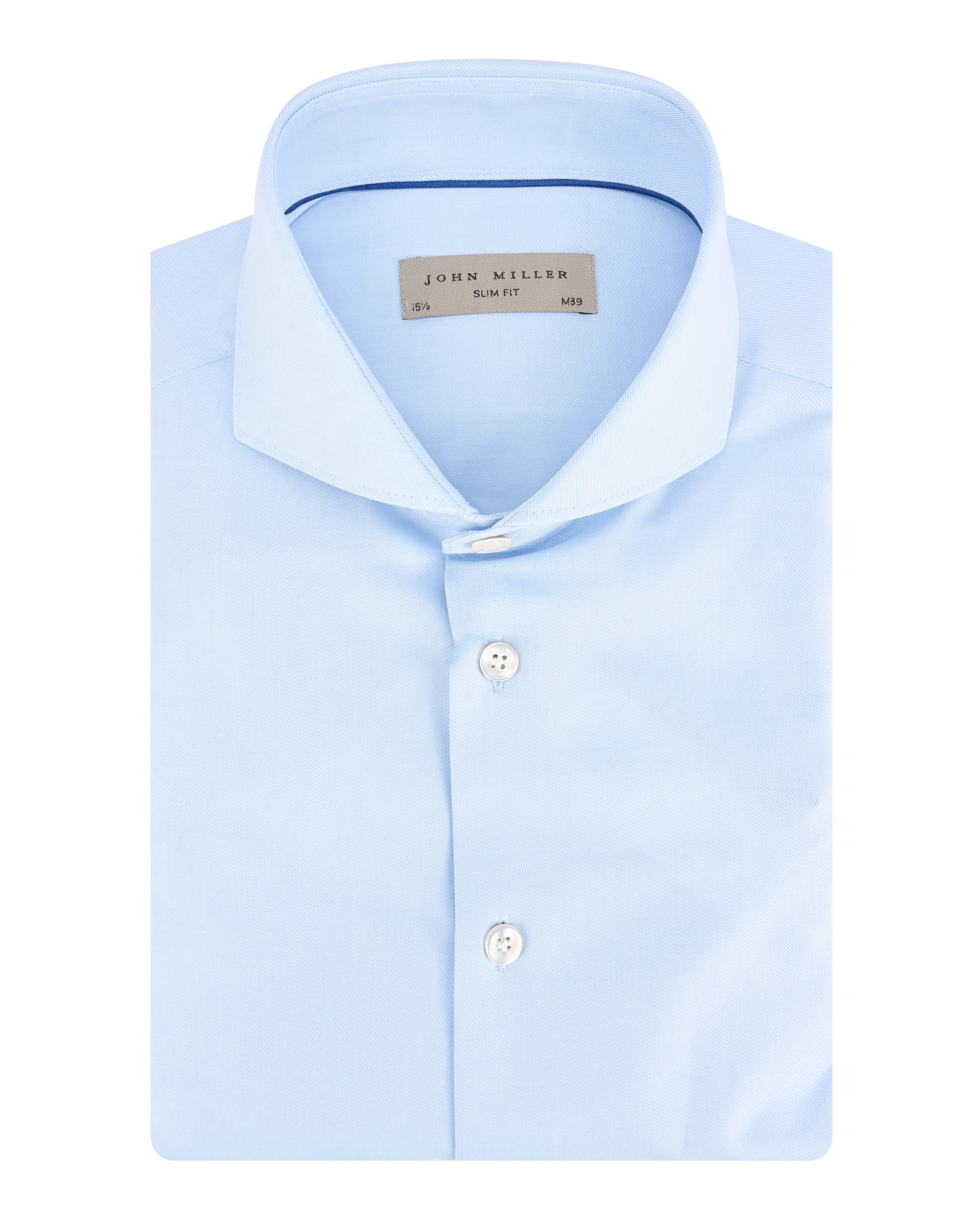John Miller - Overhemd LM Licht blauw 102131-001-37