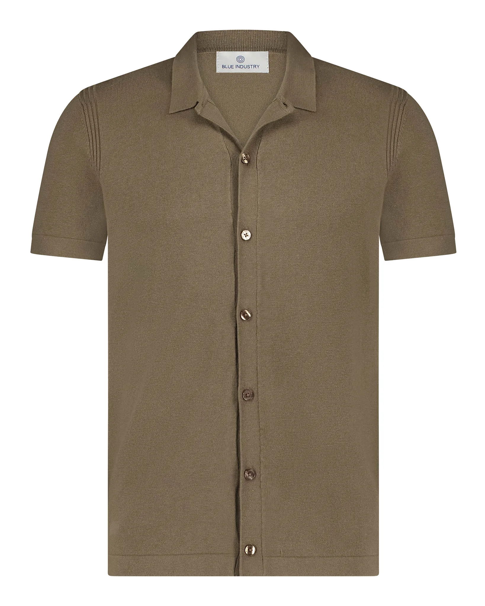 Blue Industry Polo KM Bruin 102151-001-L