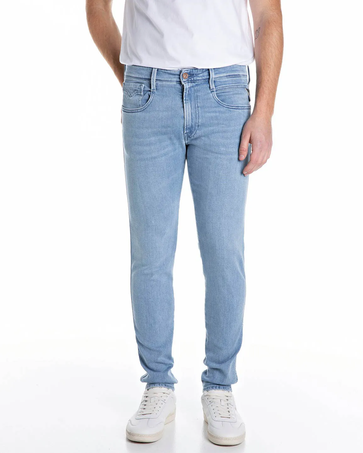 Replay Jeans Blauw 102205-001-28/32