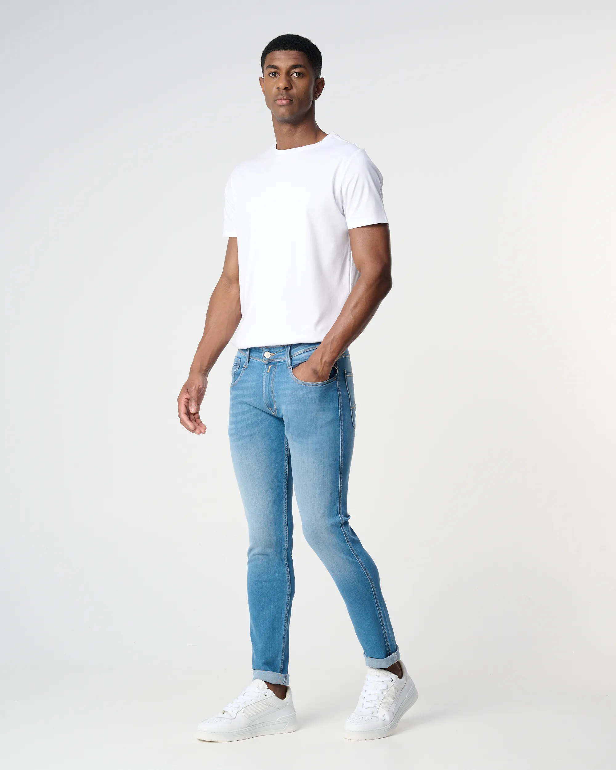 Replay Anbass Jeans Blauw 102208-001-29/32