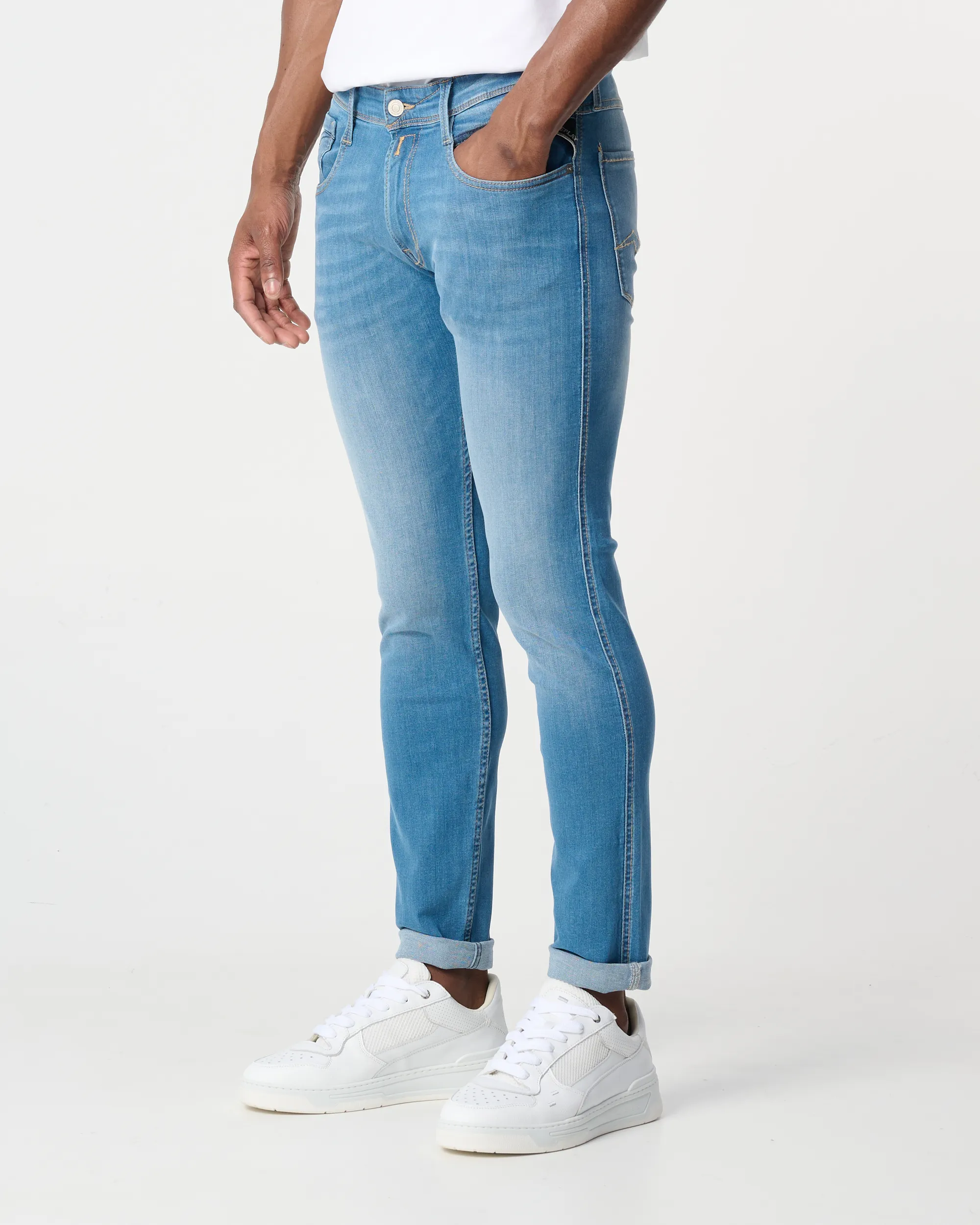 Replay Anbass Jeans Blauw 102208-001-29/32