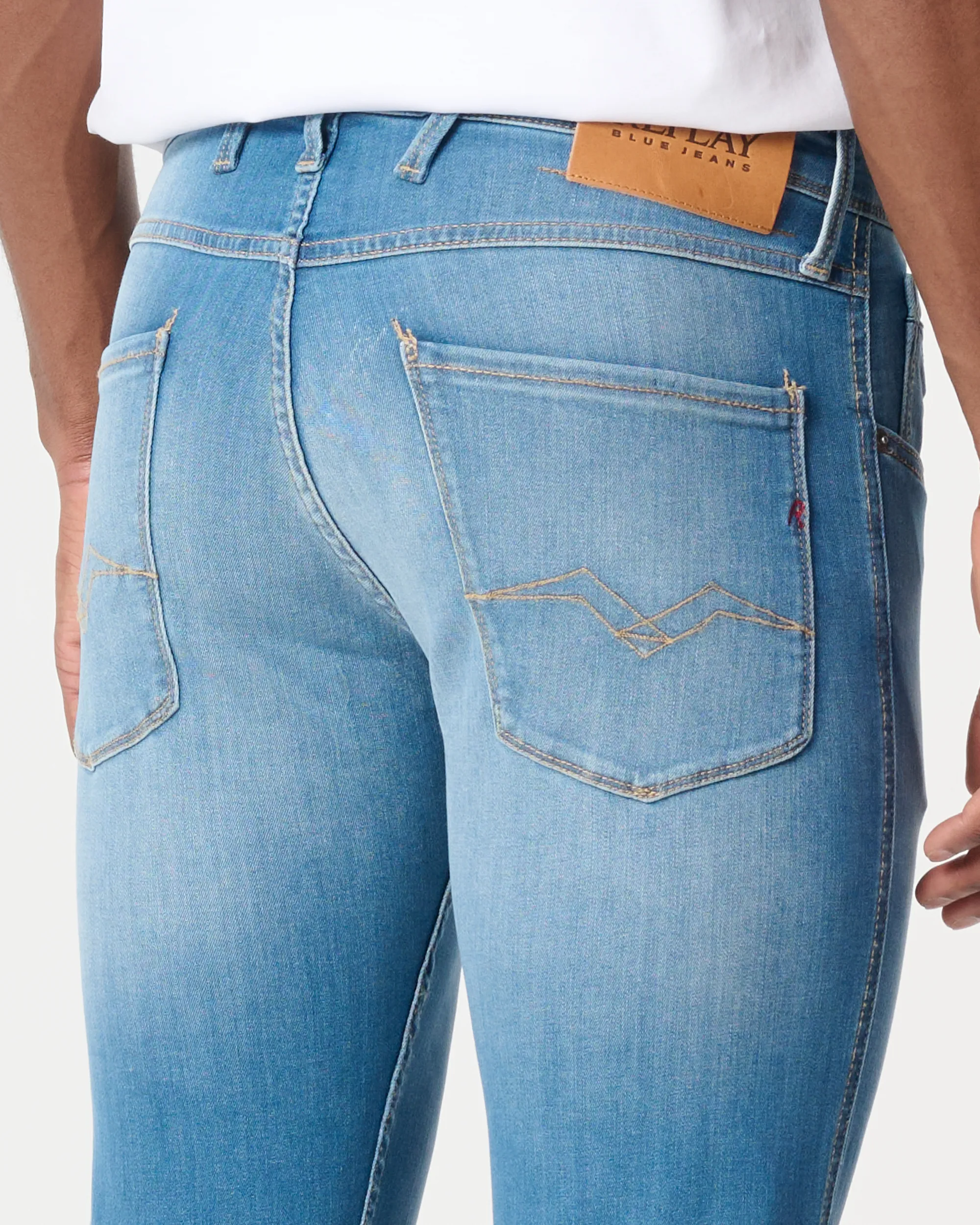 Replay Anbass Jeans Blauw 102208-001-29/32