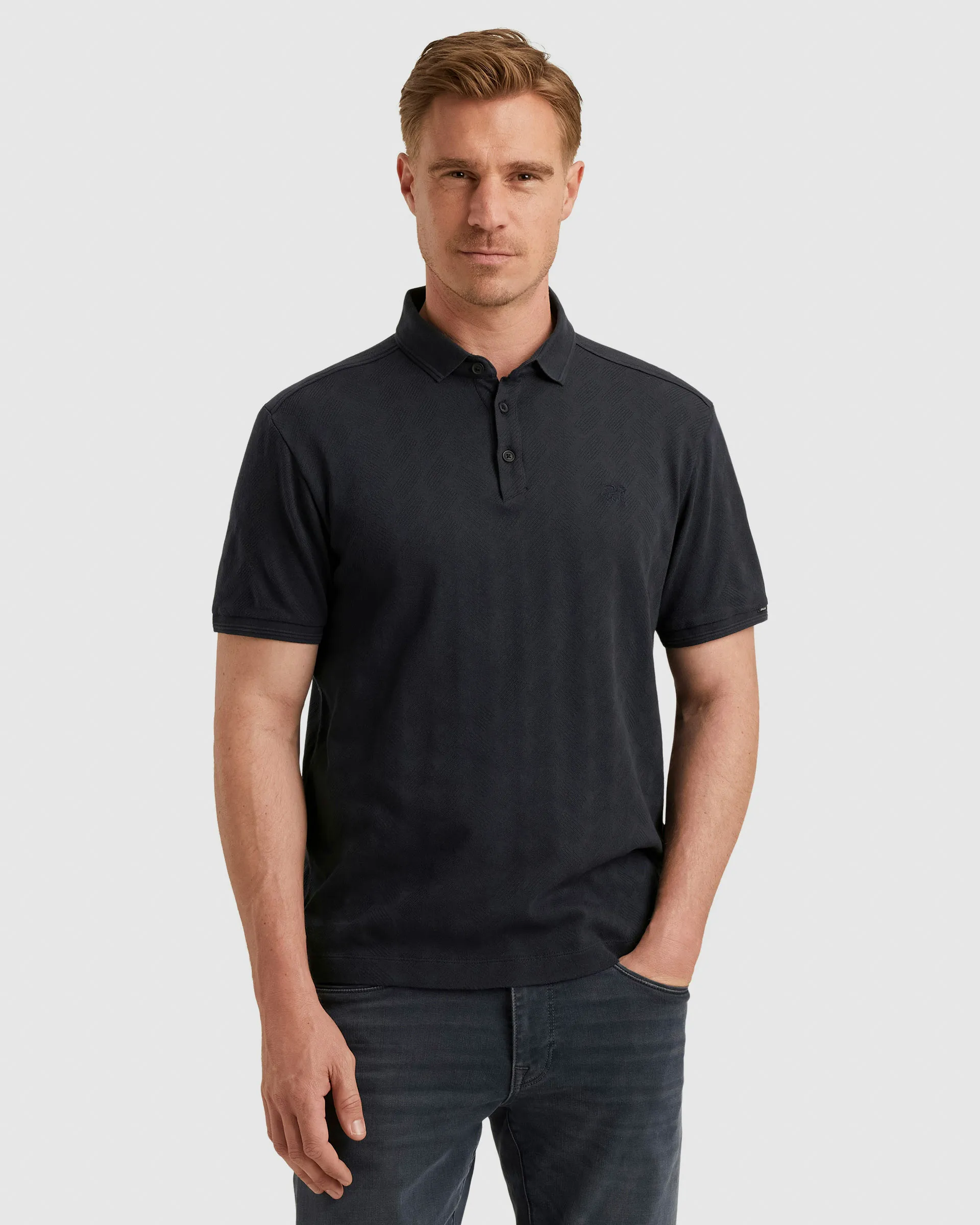 Vanguard Polo SS Blauw 102489-001-L
