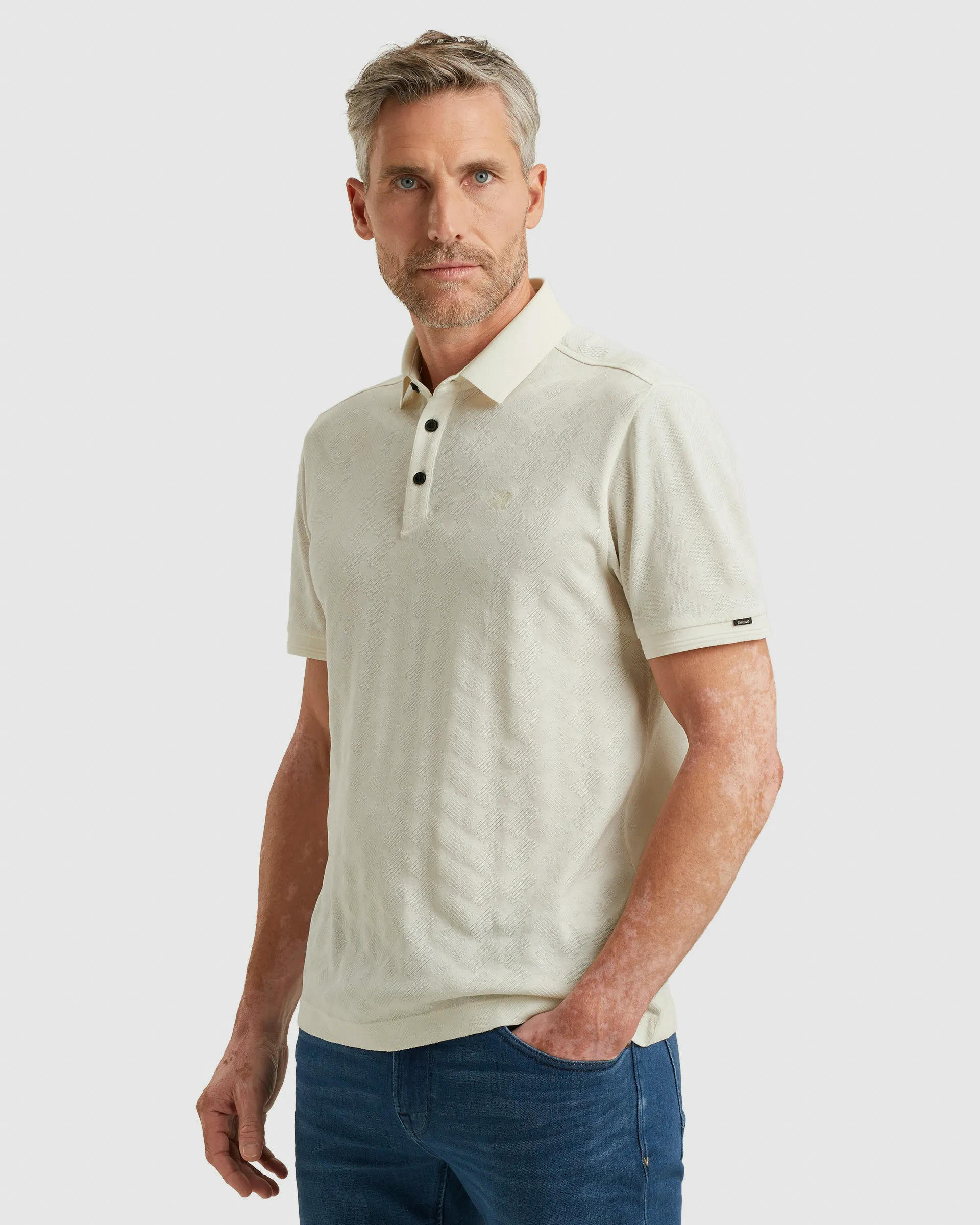 Vanguard Polo SS Ecru 102490-001-L