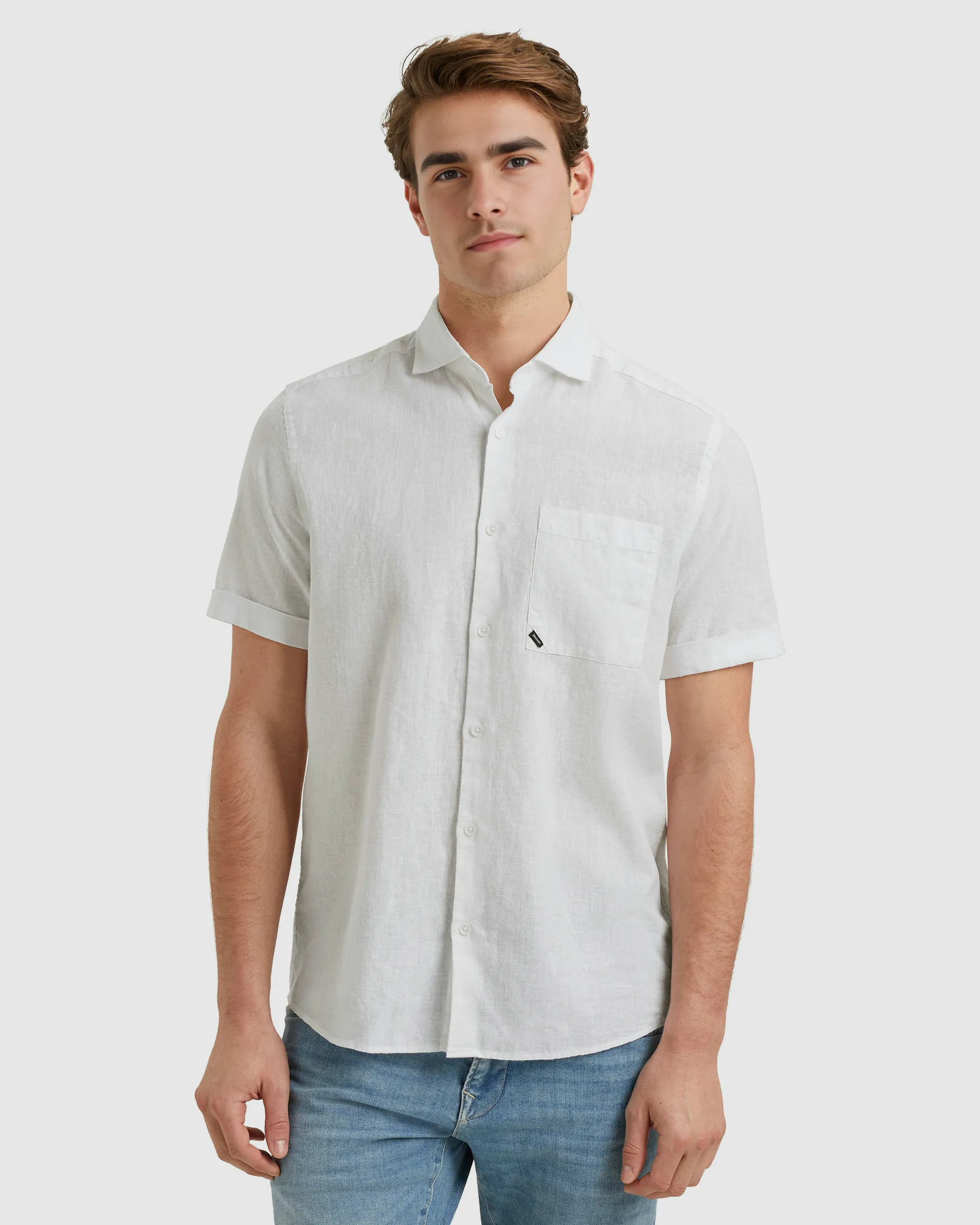 Vanguard Casual shirt SS Wit 102493-001-L