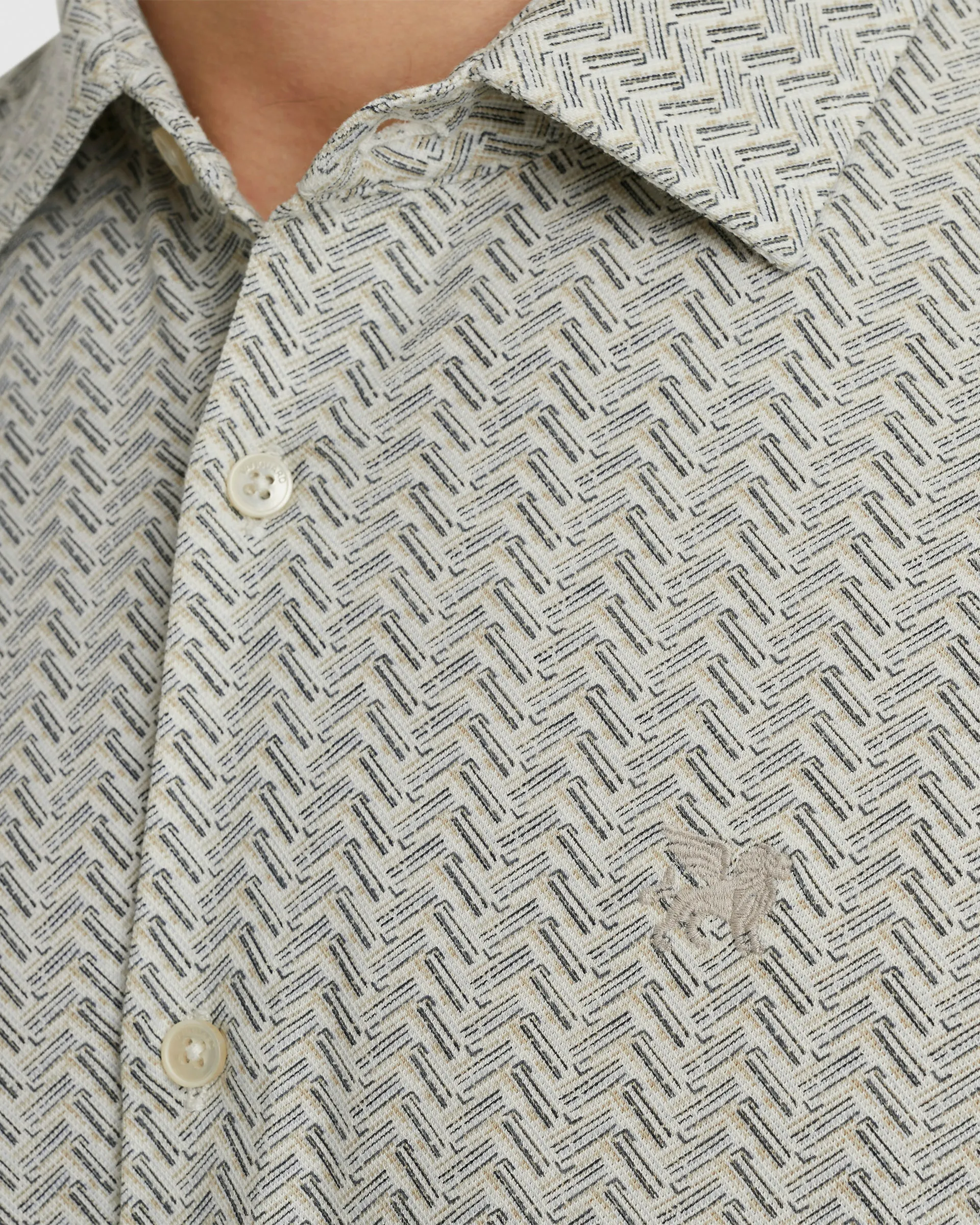 Vanguard Casual shirt SS Ecru 102526-001-L