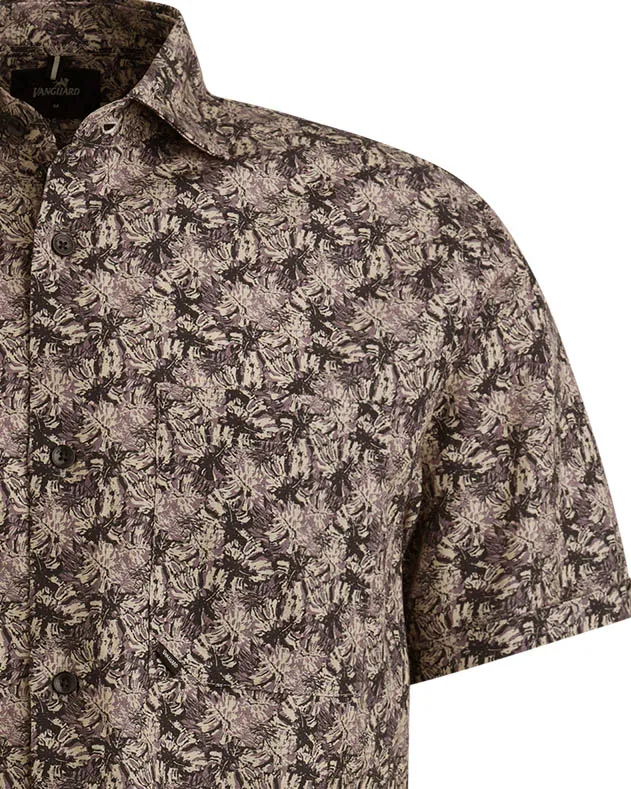 Vanguard Casual shirt SS Blauw 102574-001-L