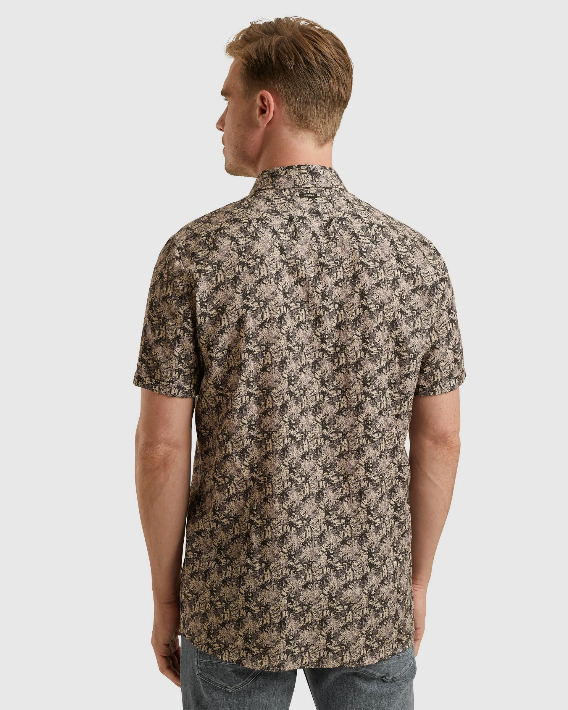 Vanguard Casual shirt SS Blauw 102574-001-L