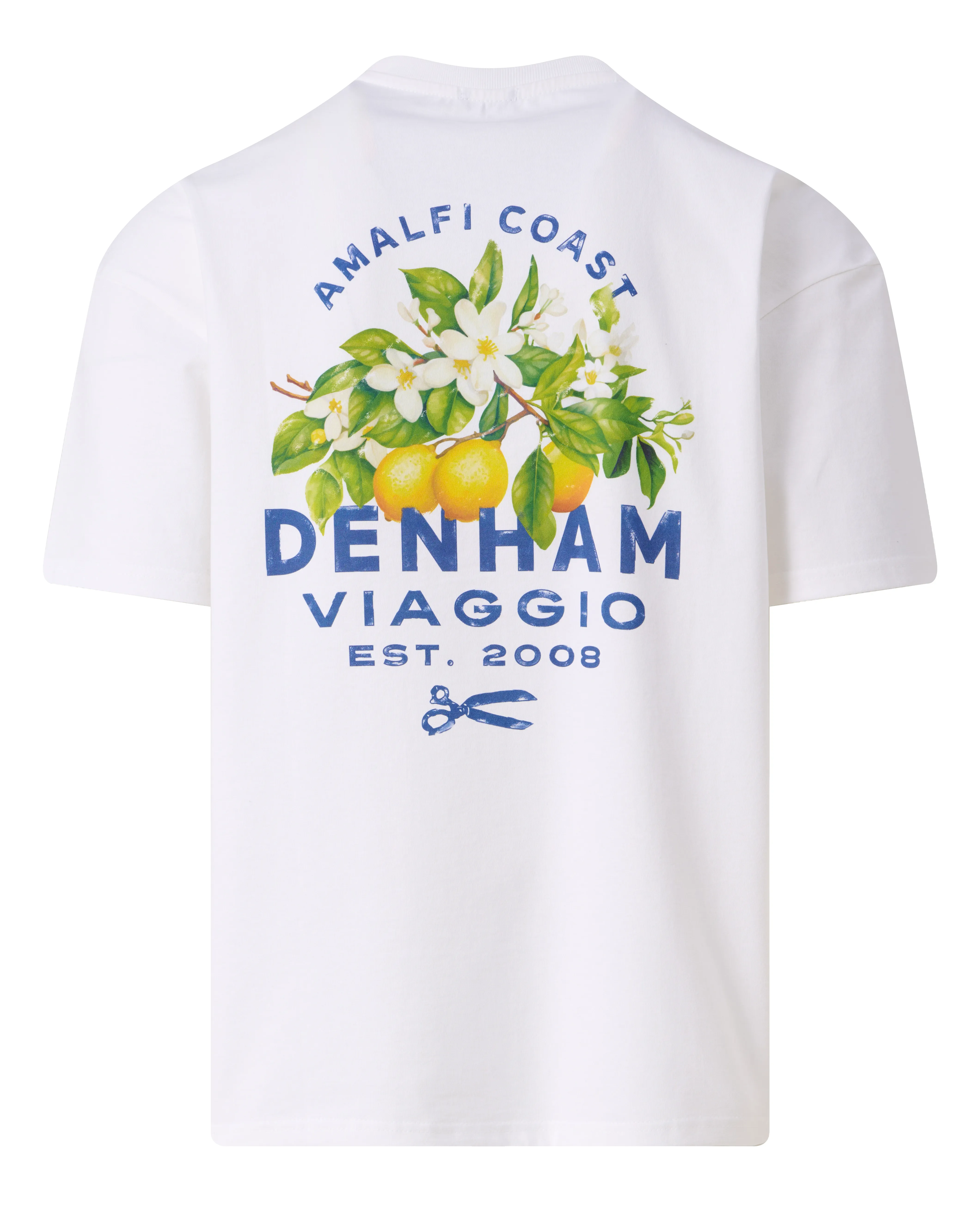 Denham Amalfi T-shirt SS Wit 102615-001-L
