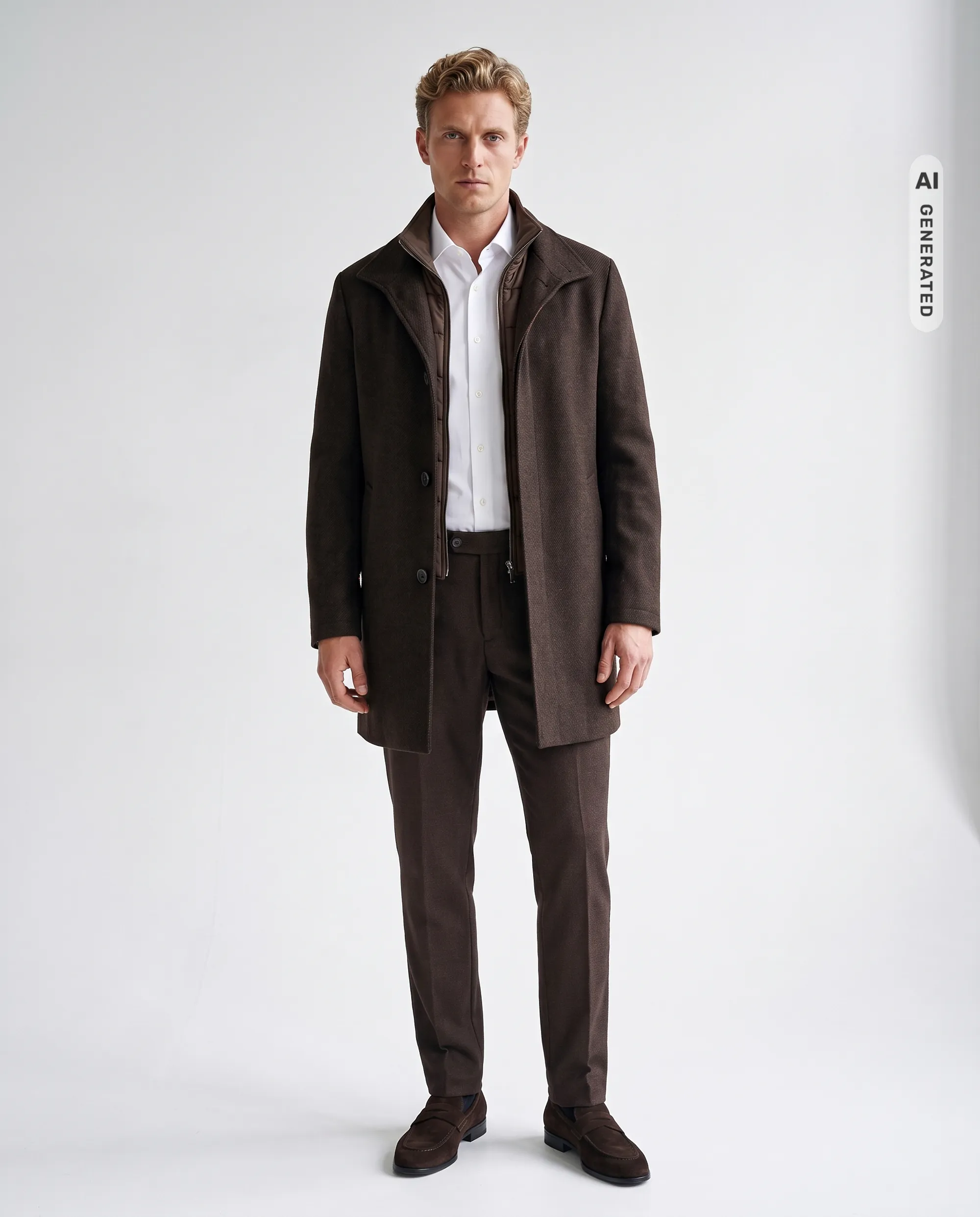 Recall Overcoat Seal Brown 102736-003-46