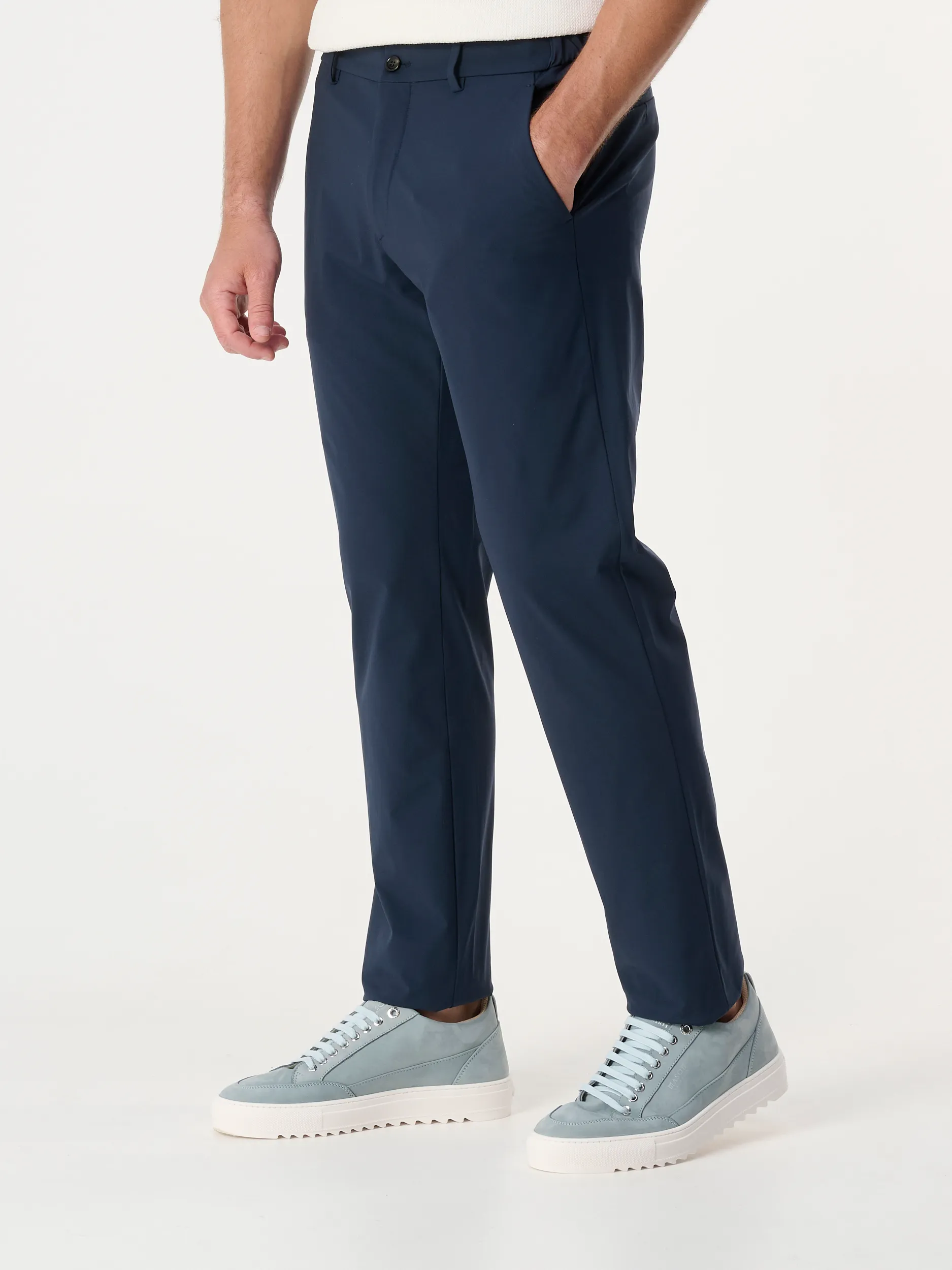 Berwich Chino Donker blauw 102777-001-46