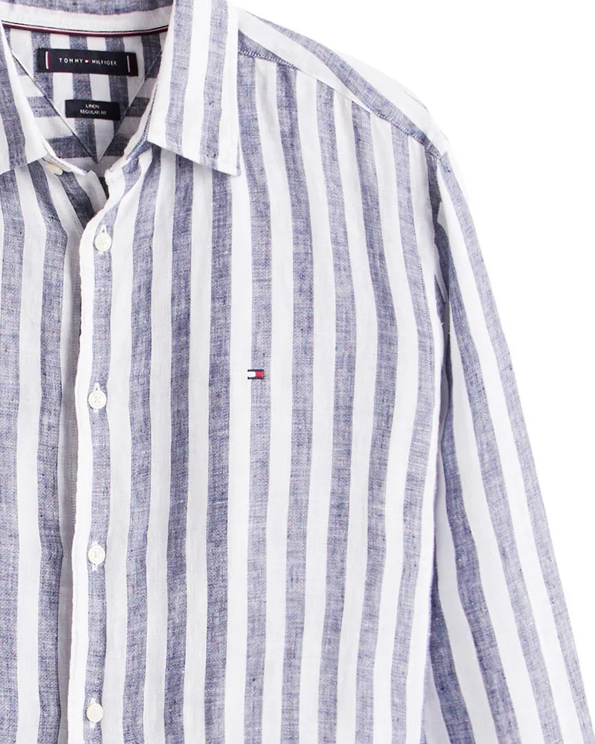 Tommy Hilfiger Menswear Casual shirt LS Ecru 102779-001-L