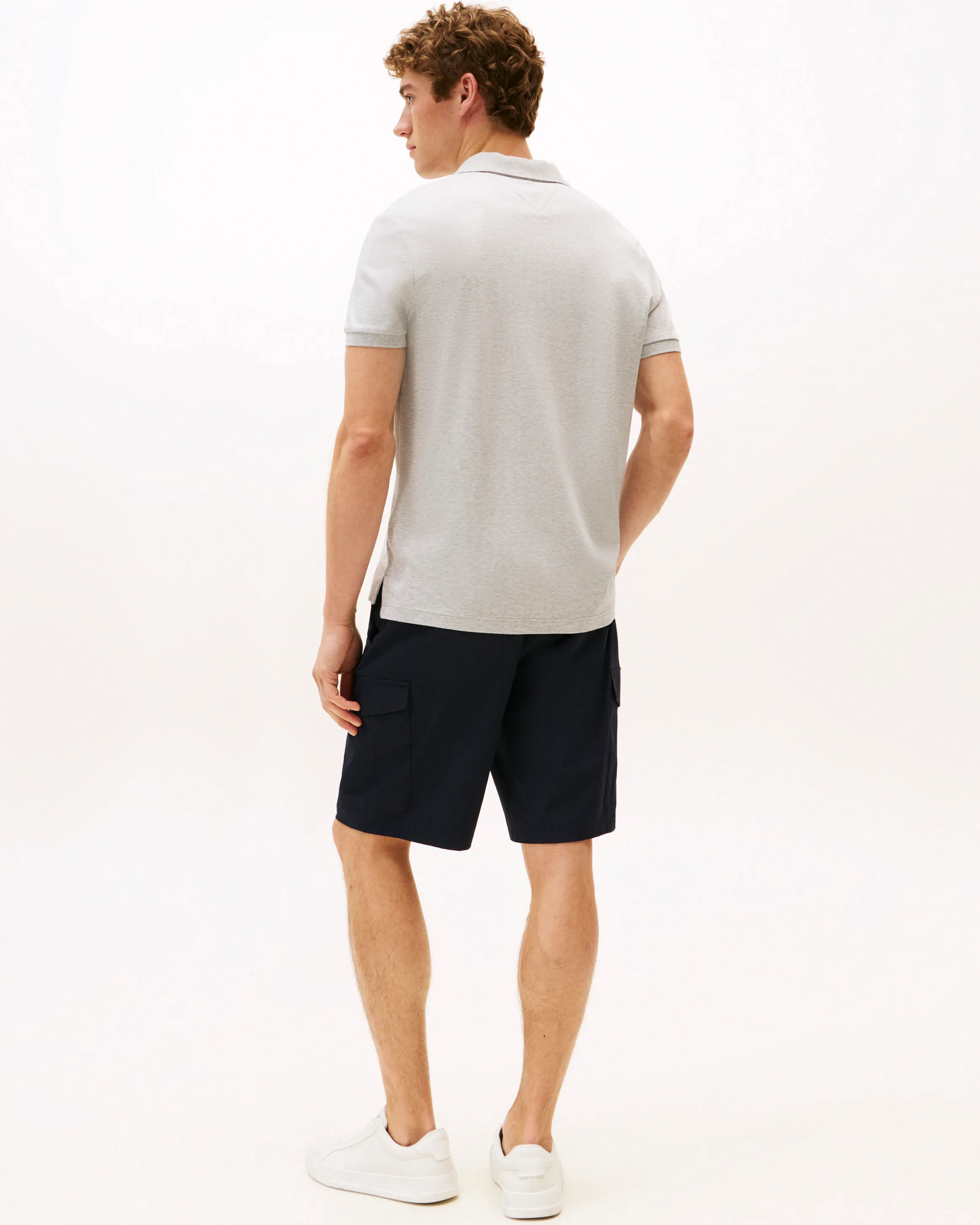 Tommy Hilfiger Menswear Polo SS Donker blauw 102782-001-L