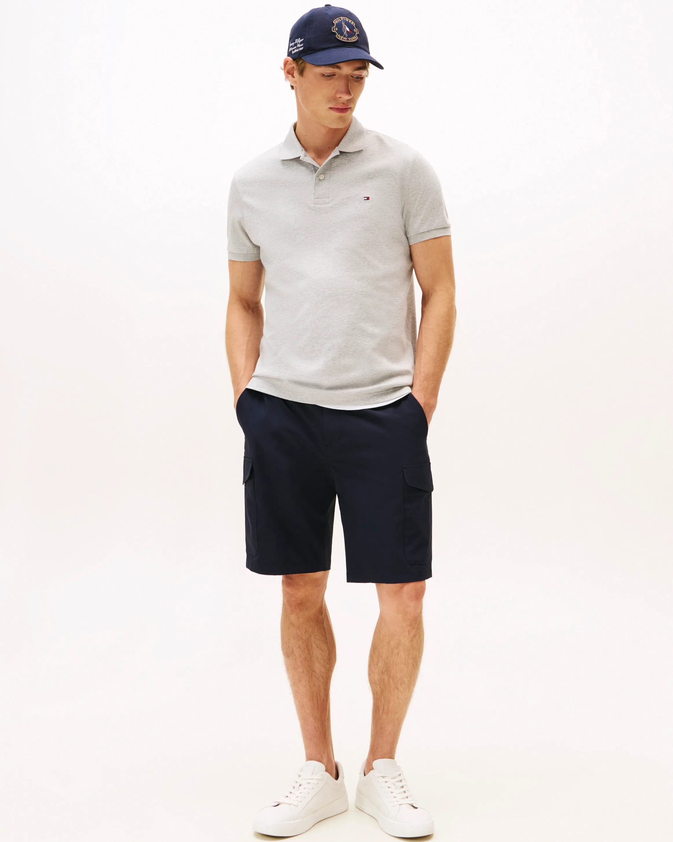 Tommy Hilfiger Menswear Polo SS Donker blauw 102782-001-L