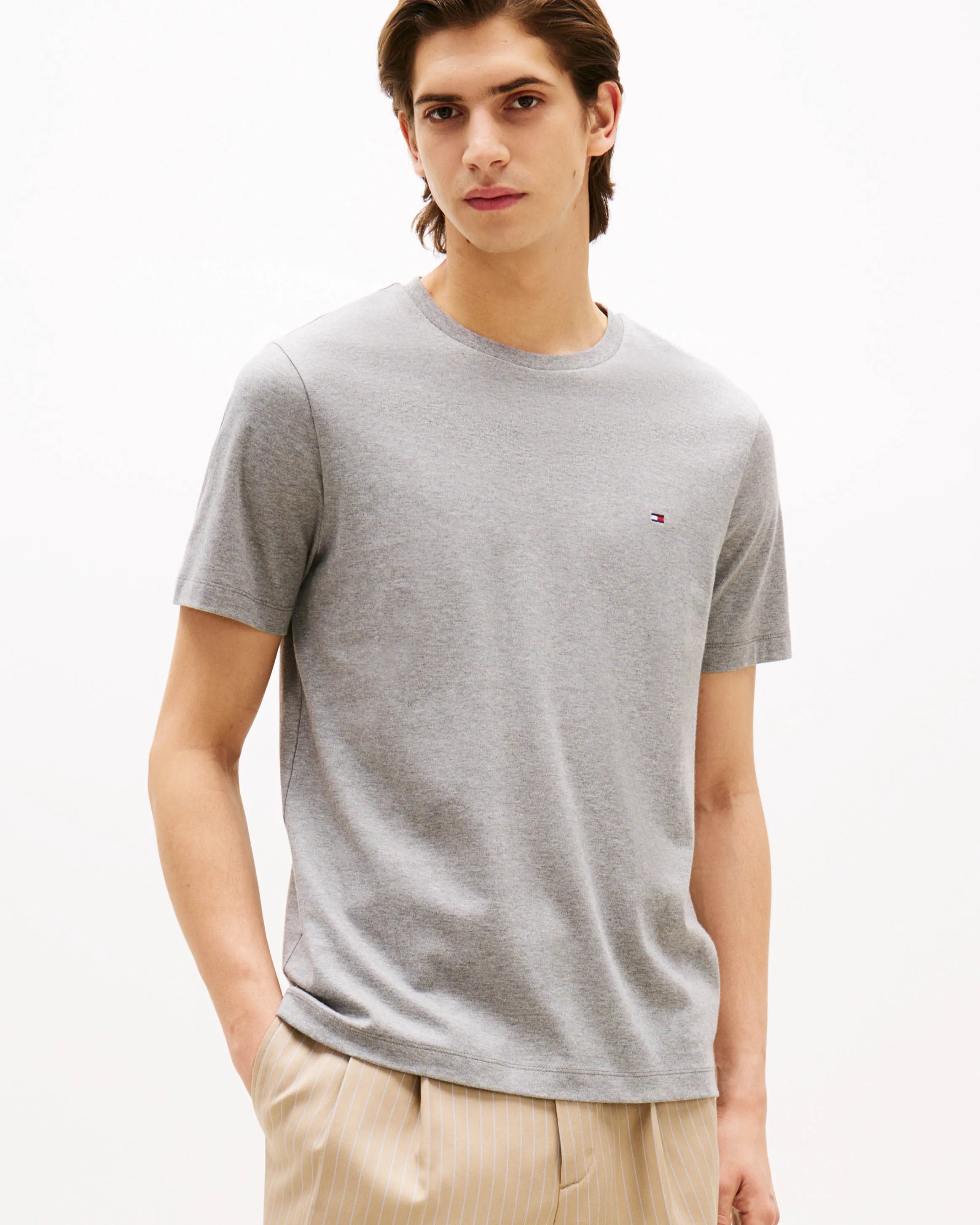Tommy Hilfiger Menswear T-shirt KM Grijs 102783-001-L